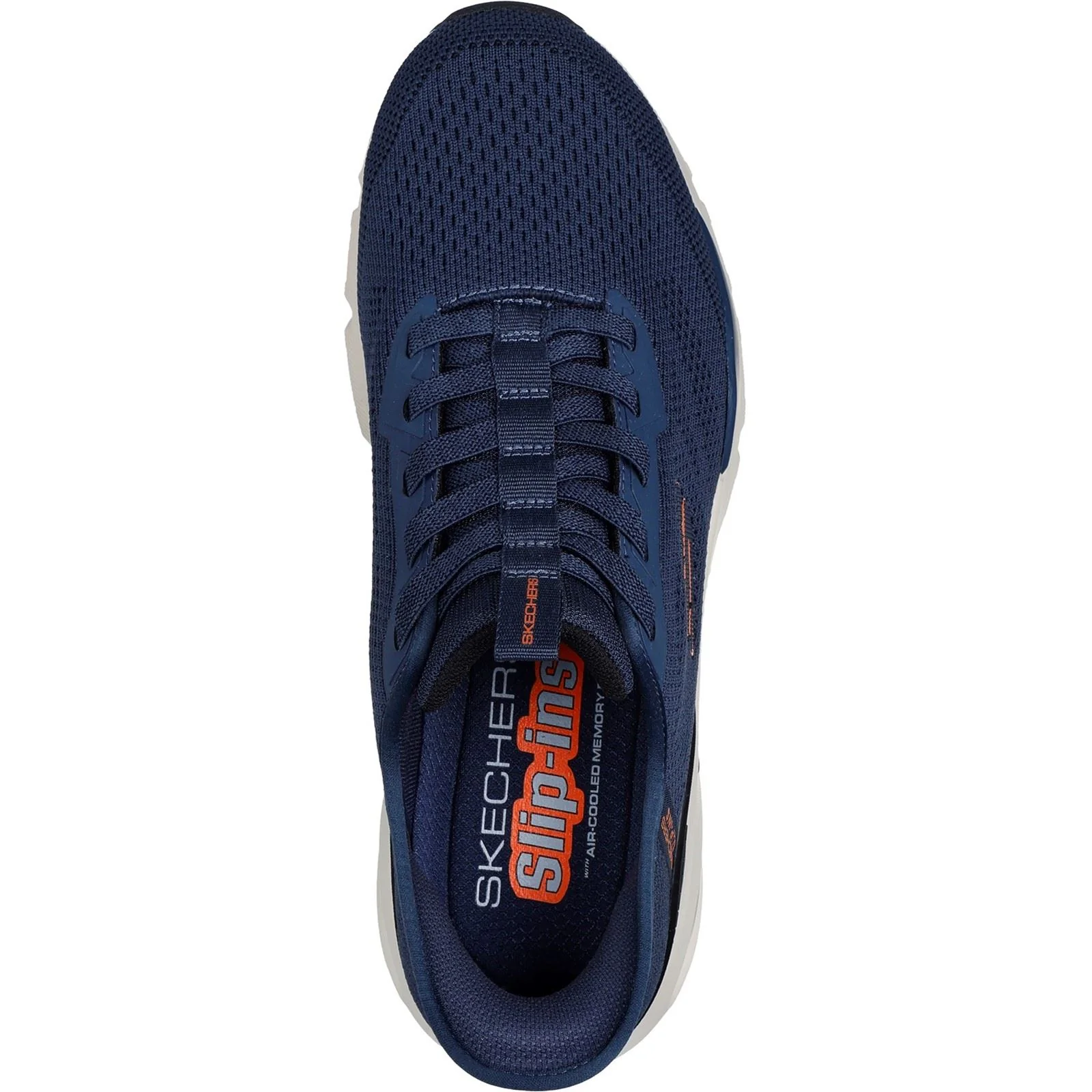 Skechers Men's Skech-Air Ventura Vanderway Shoes in Navy/Orange - Image 3