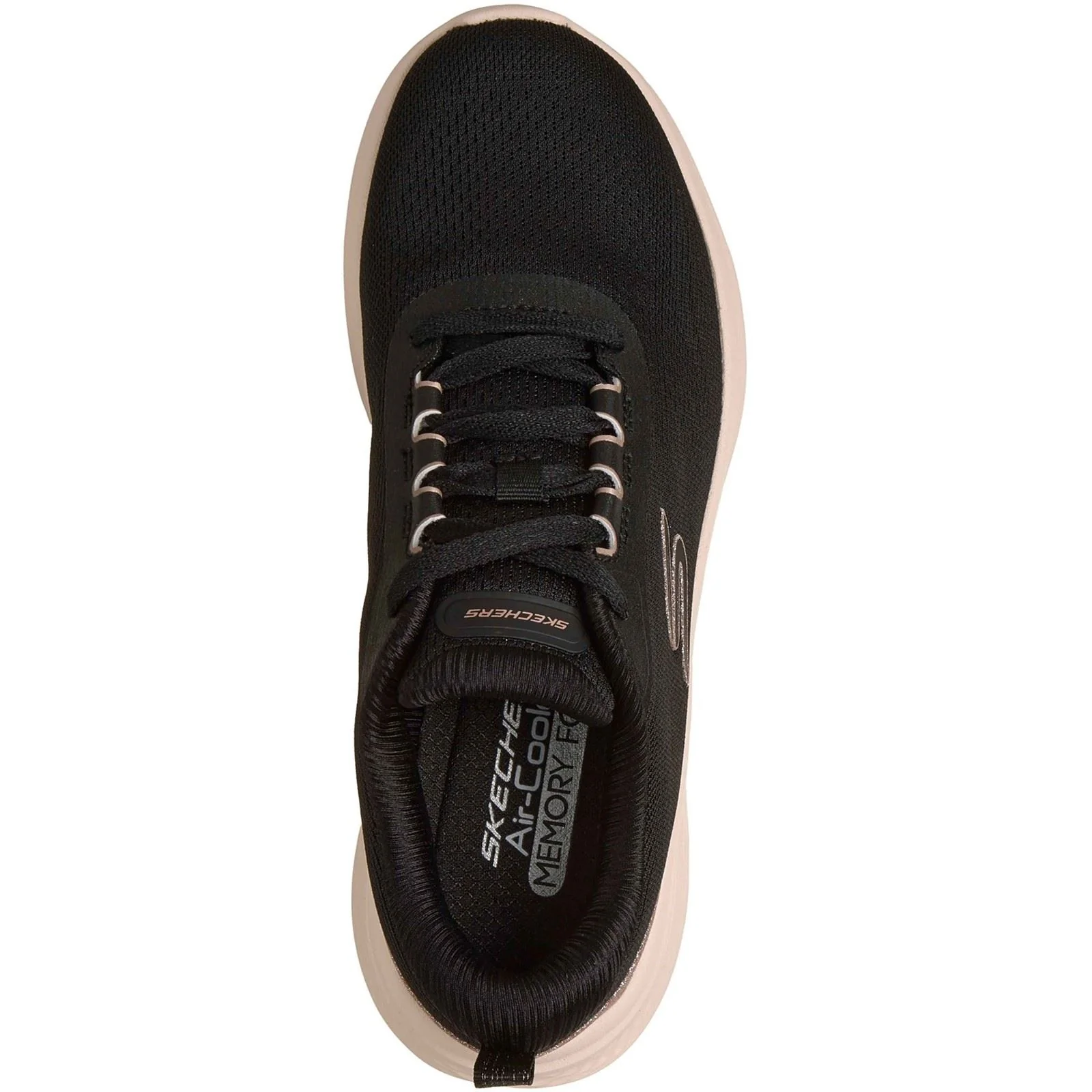 Skechers Skech-Lite Pro 2.0 Polyester Women's Black/Rose Gold Trainers - Image 3