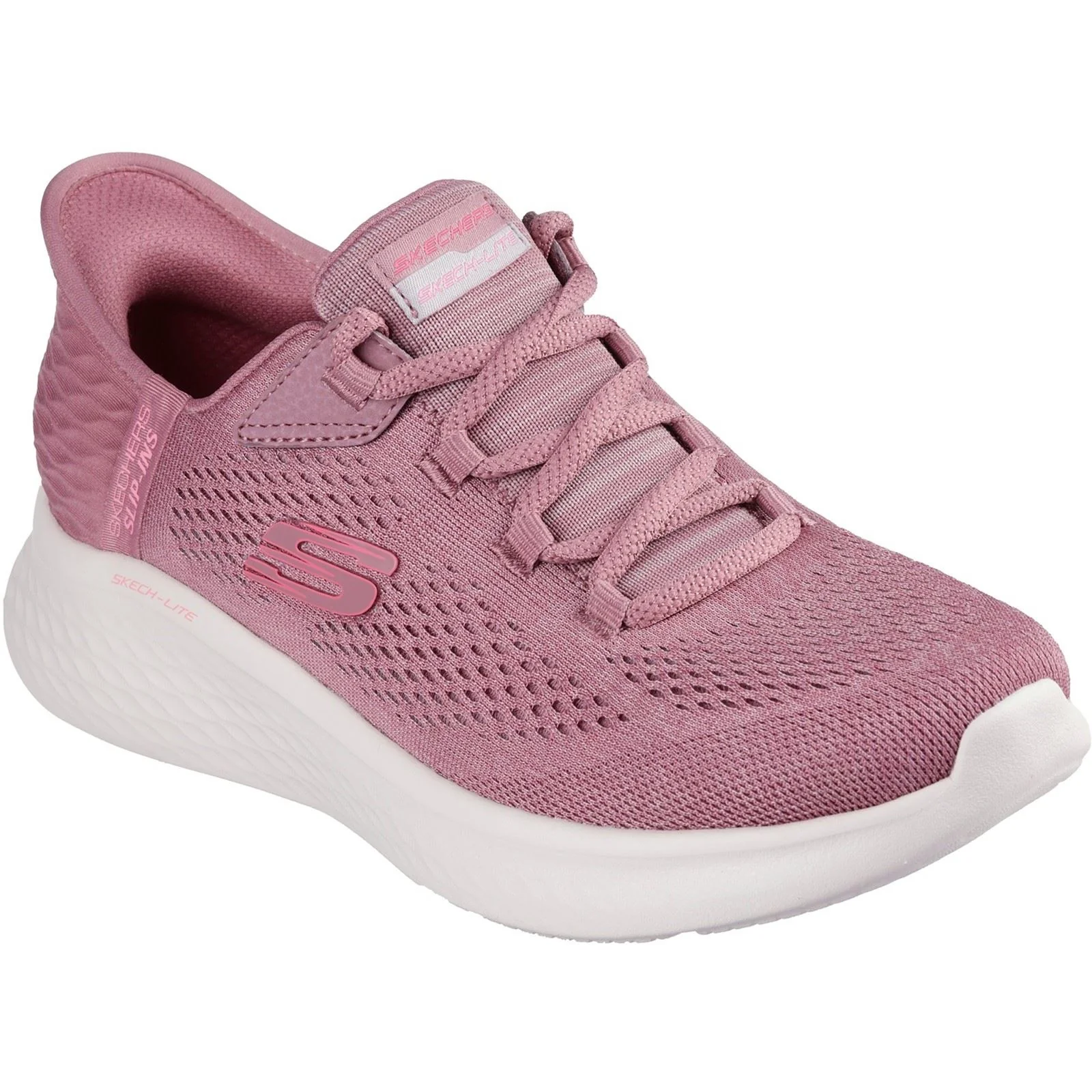 Skechers Women's Skech-Lite Pro Natural Trainer in Dark Mauve