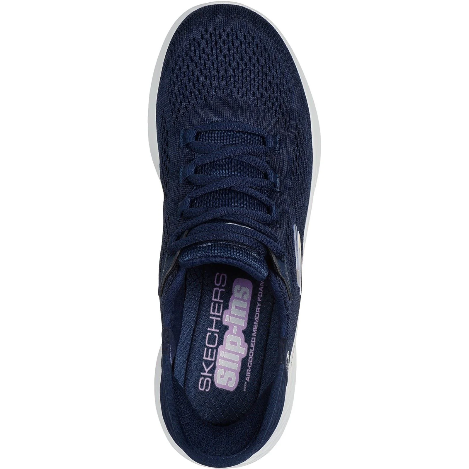 Skechers Women's Skech-Lite Pro Natural Trainer in Navy/Multi - Image 3