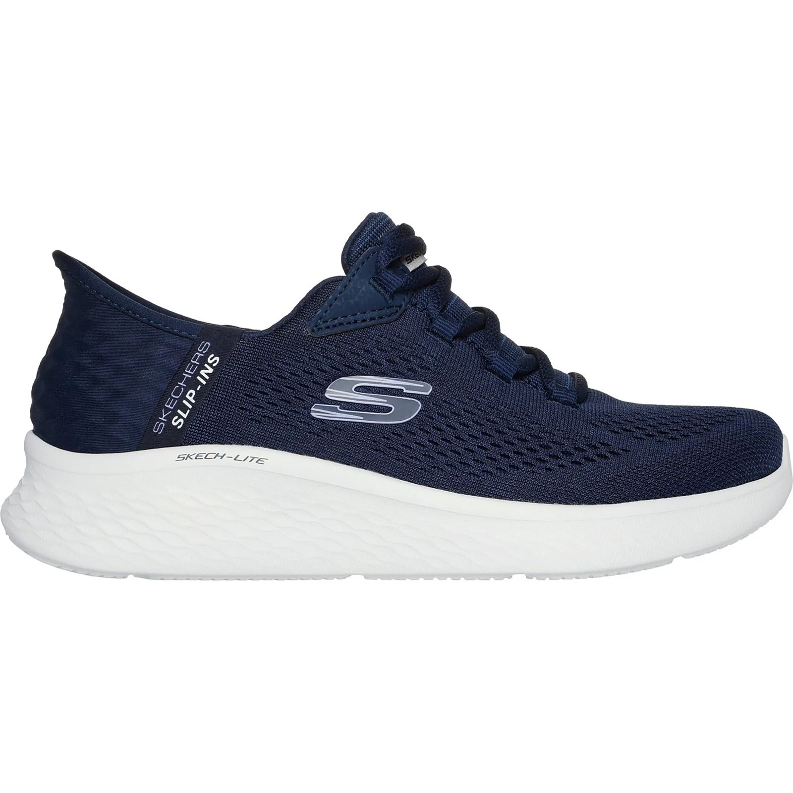 Skechers Women's Skech-Lite Pro Natural Trainer in Navy/Multi - Image 5