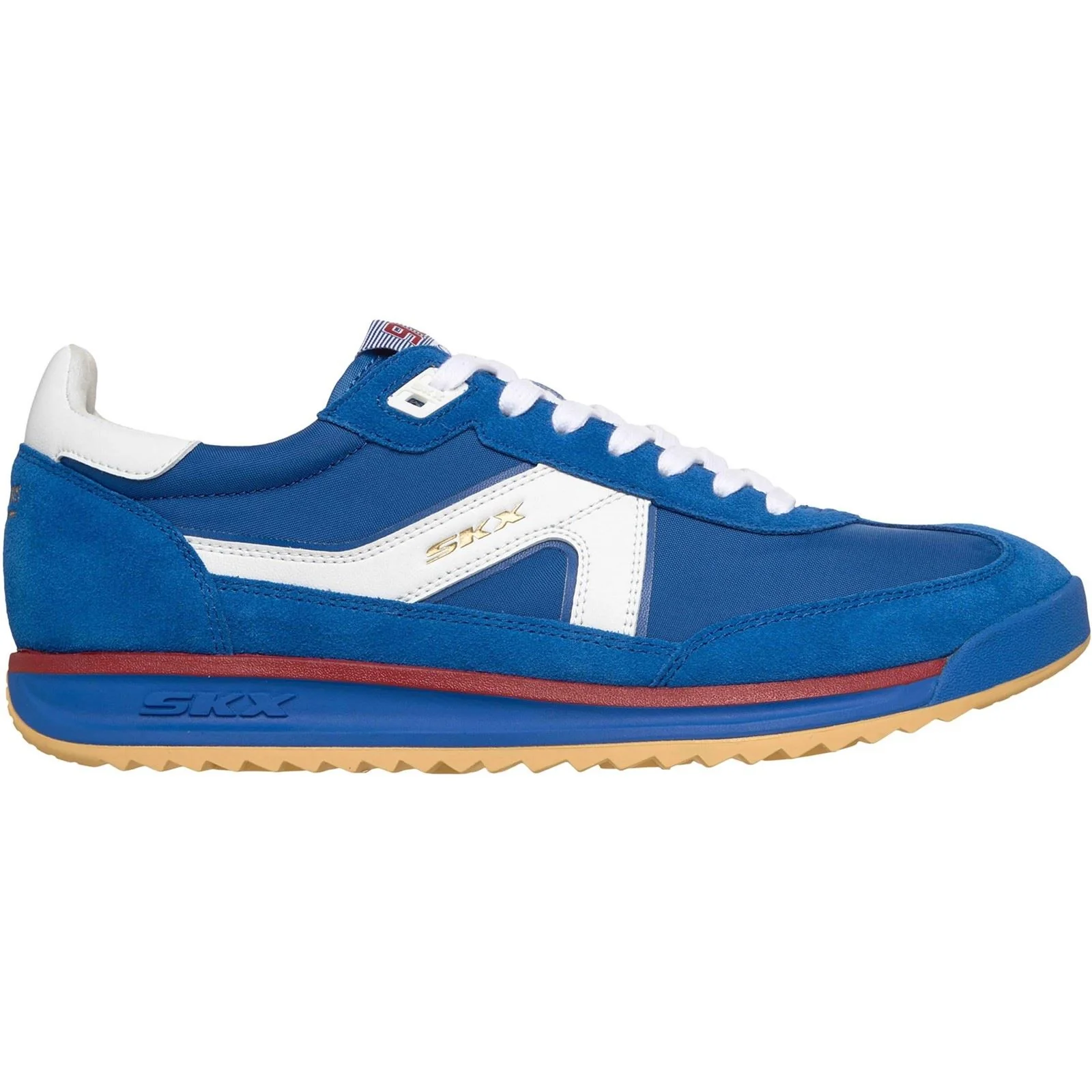 Skechers SKX 92 Spective Leather Men's Blue/Multi Trainers - Image 5