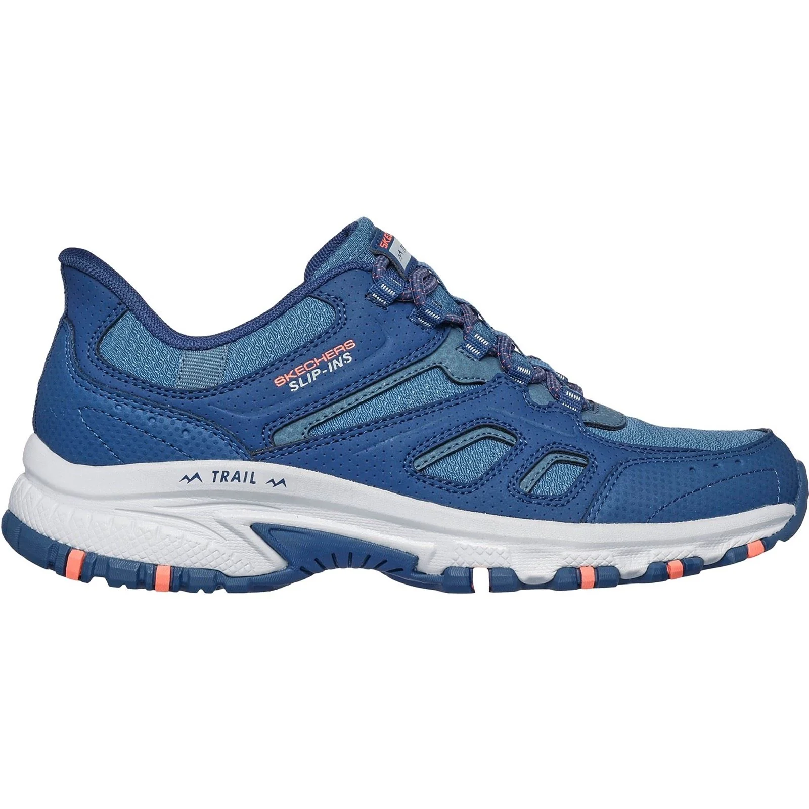 Skechers Women's Slip-ins Hillcrest Kamalino Hiker in Navy/Coral - Image 2