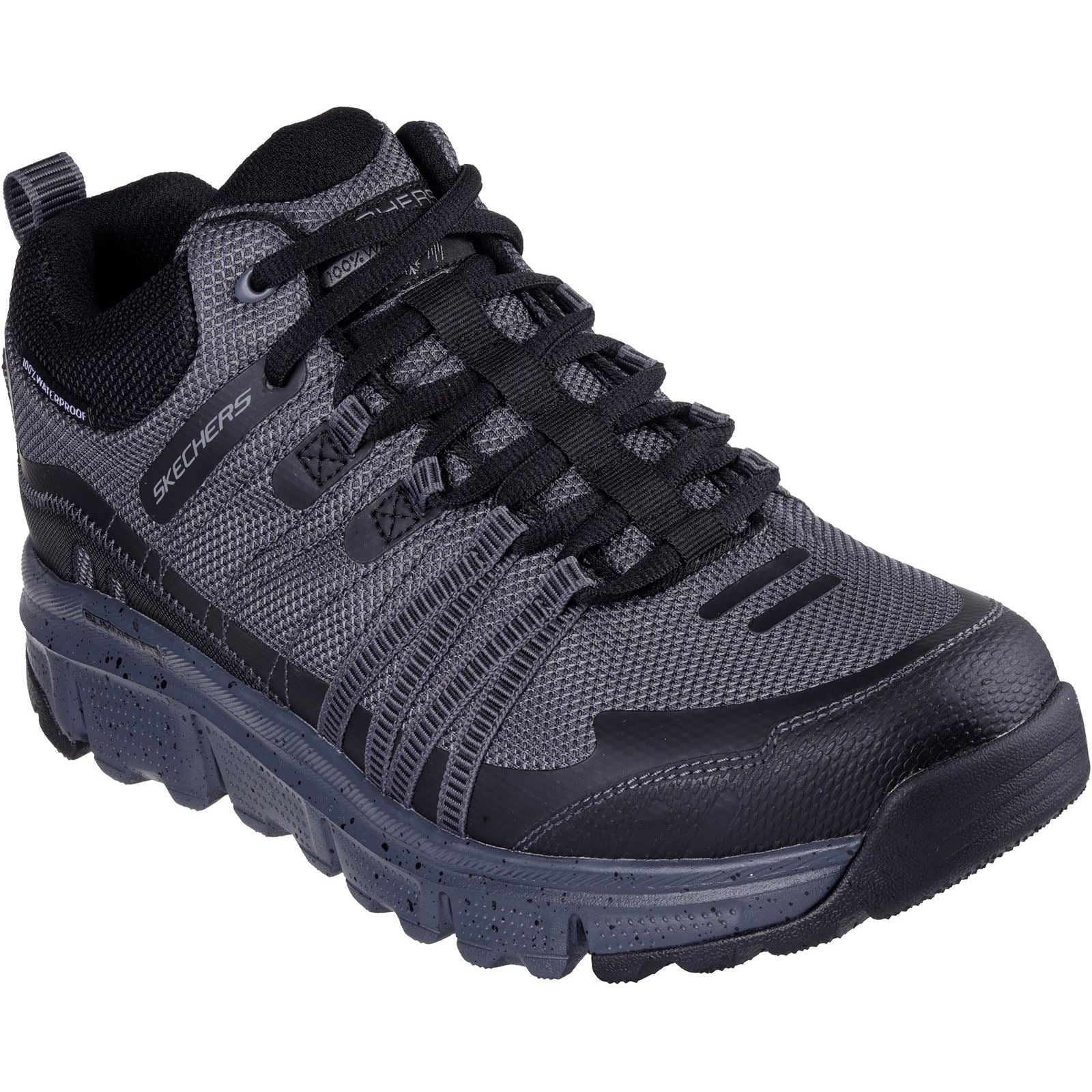 Skechers Men's Summits AT Canobie Hiker in Charcoal/Black