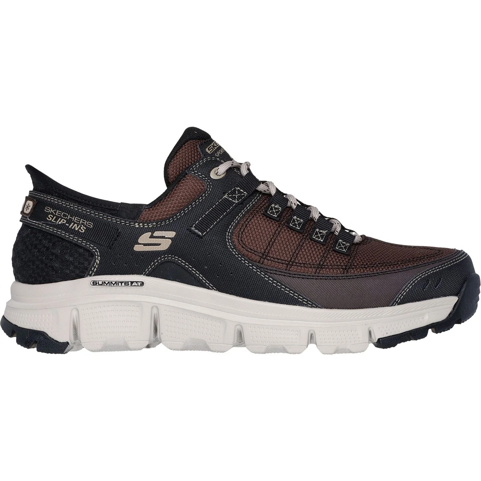Skechers Men's Summits AT Hiking Shoes in Brown/Taupe - Image 5
