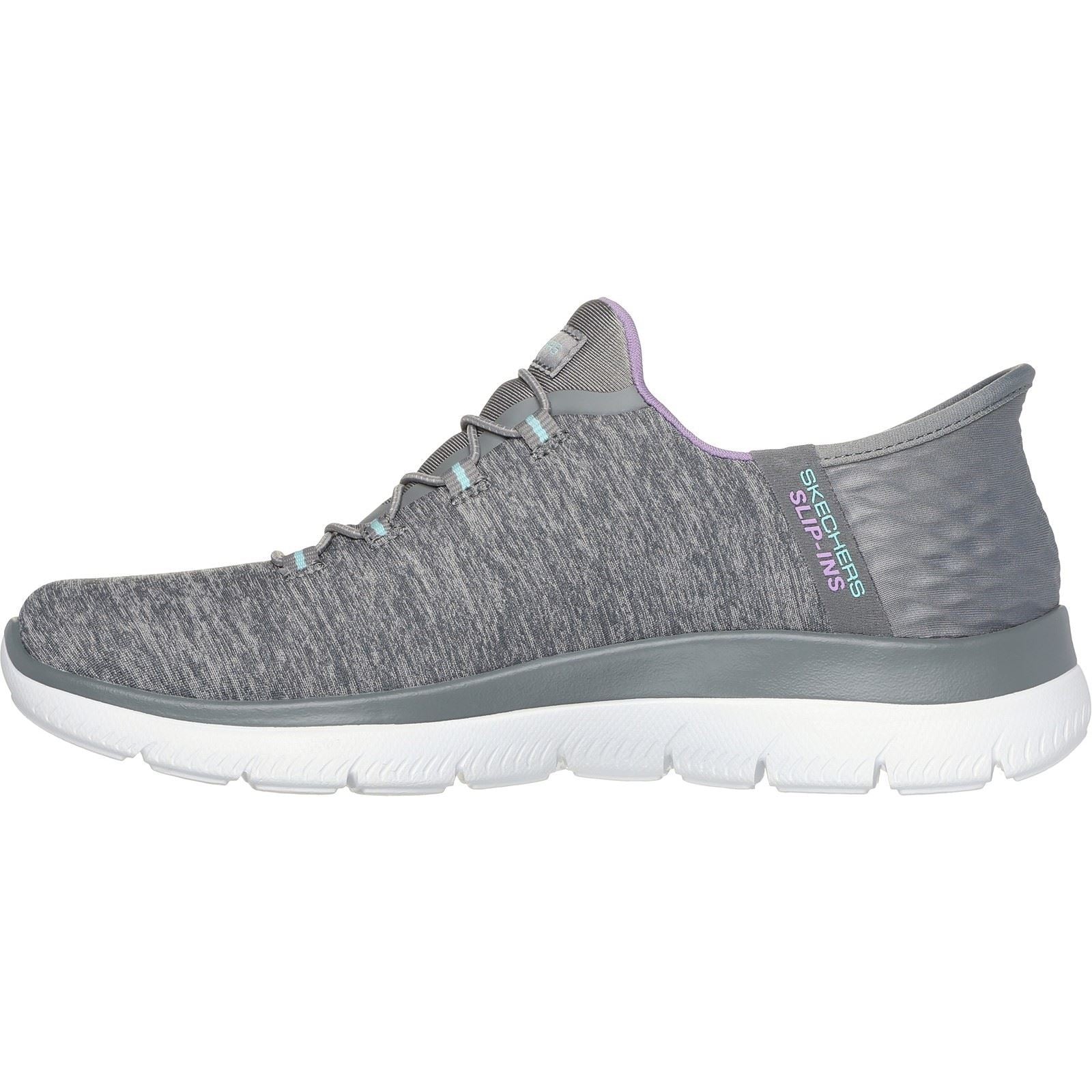 Skechers Women's Summits Dazzling Haze Shoes in Grey/Multi - Image 4