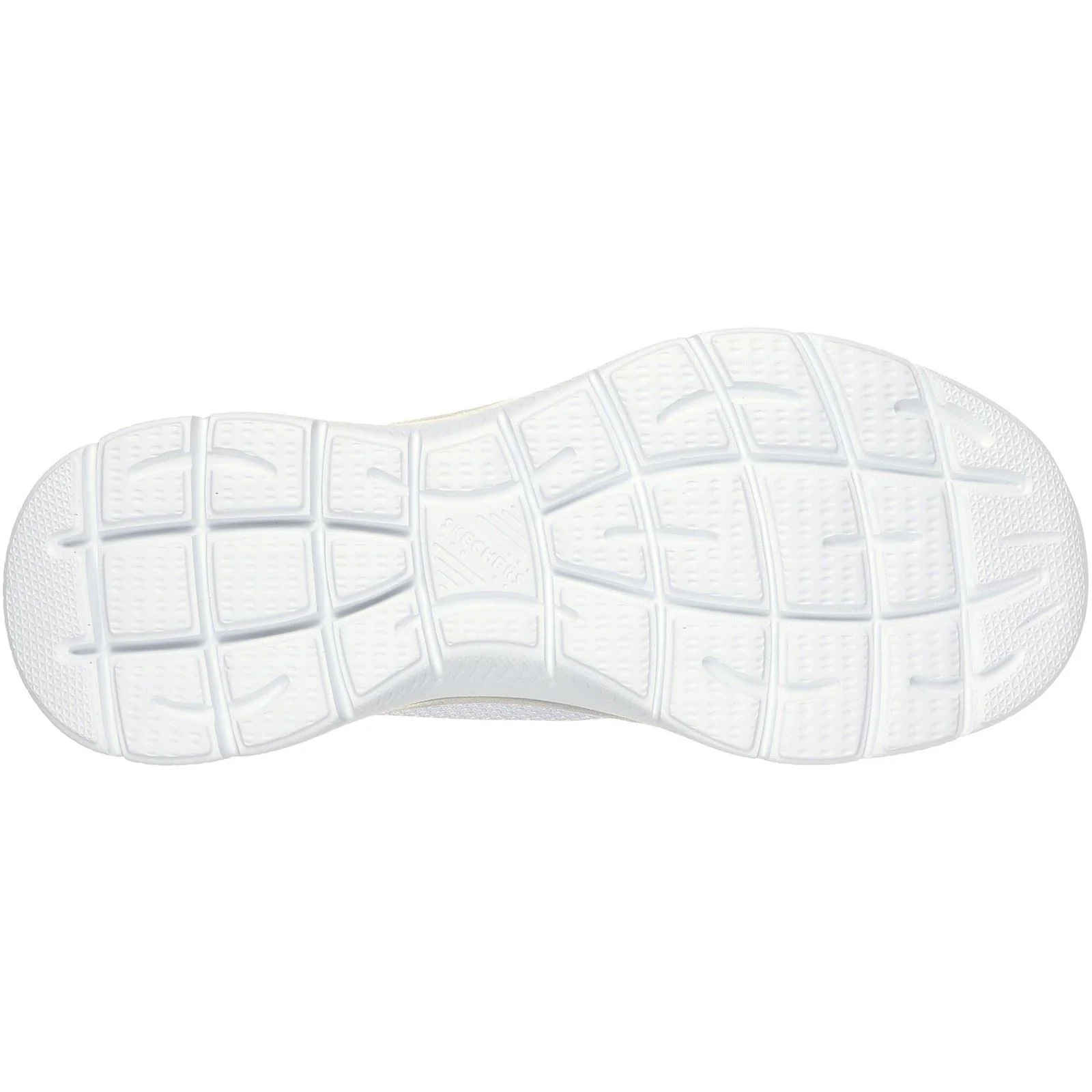 Skechers Summits Diamond Dream Textile Women's White/Silver Trainers - Image 2