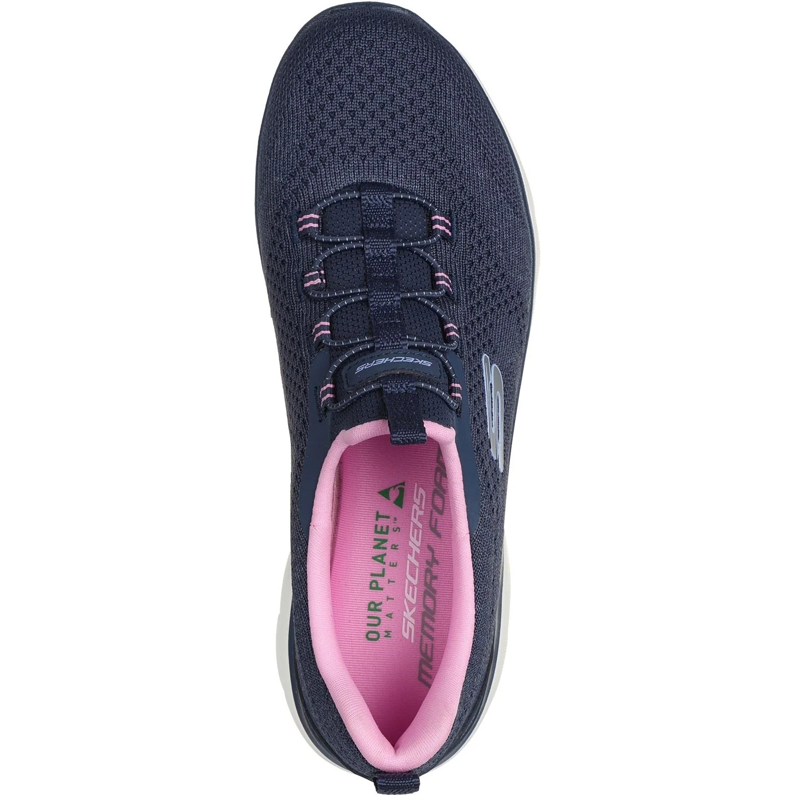 Skechers Women's Summits New Nature Shoes in Navy/Pink - Image 4