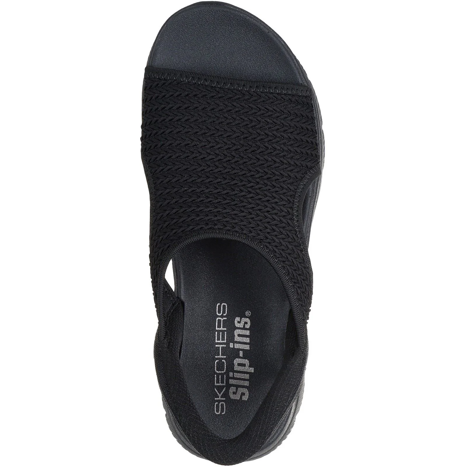 Skechers Summits Sweetly Evolved Textile Women's Black Sandals - Image 3