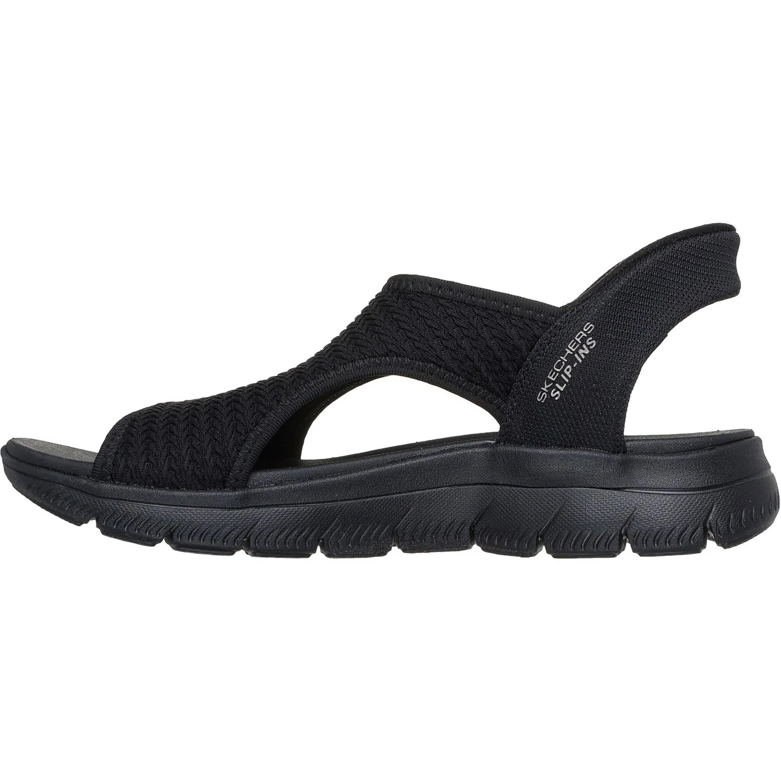Skechers Summits Sweetly Evolved Textile Women's Black Sandals - Image 4