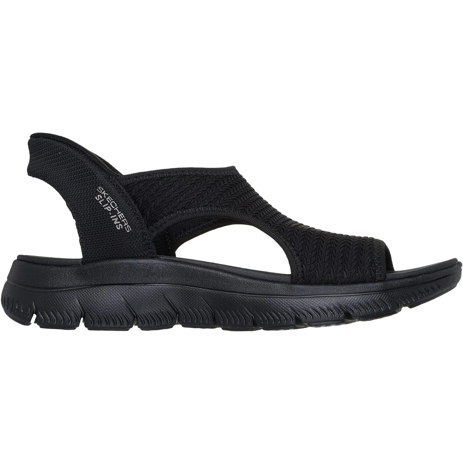 Skechers Summits Sweetly Evolved Textile Women's Black Sandals - Image 5