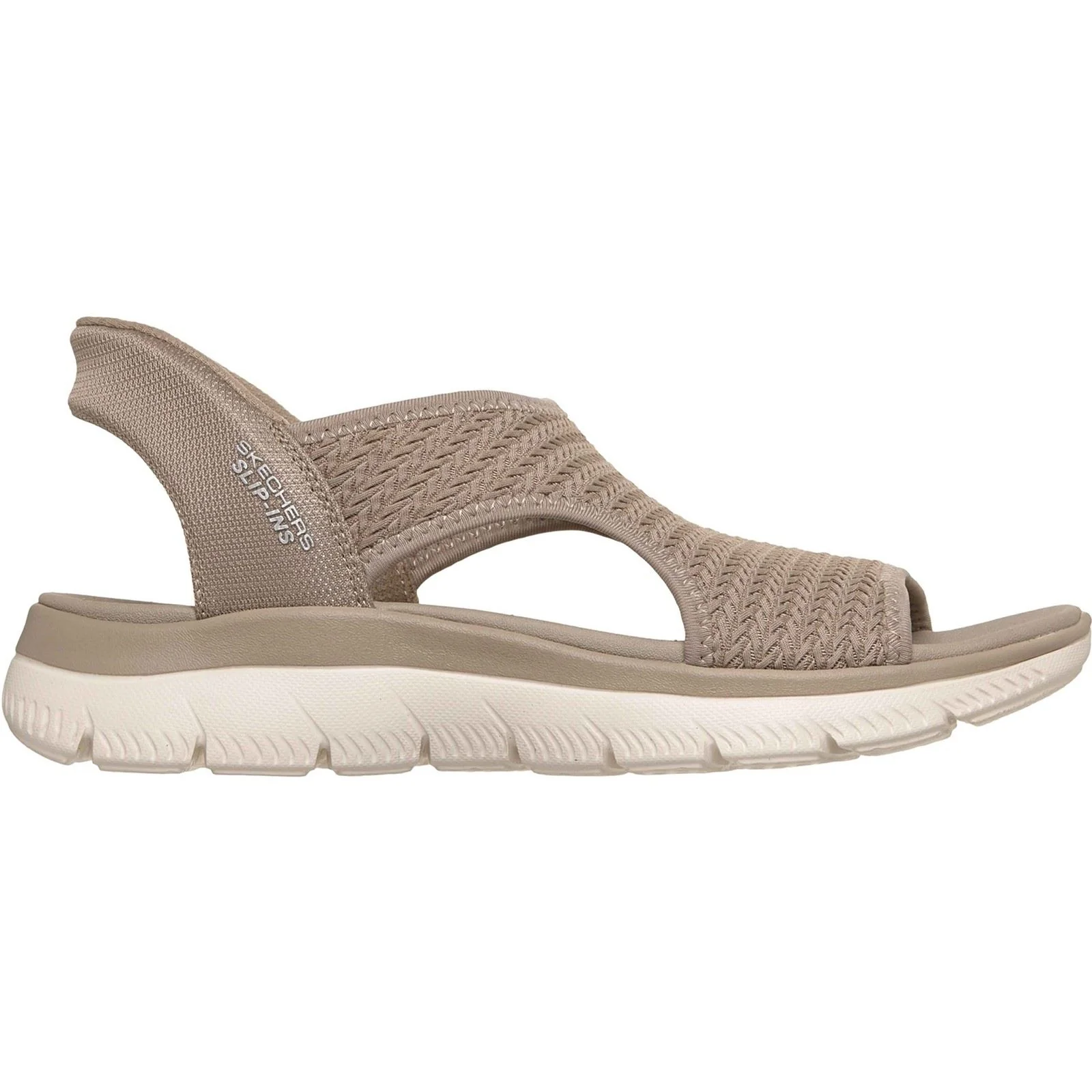Skechers Summits Sweetly Evolved Textile Women's Taupe Standard Sandals - Image 5