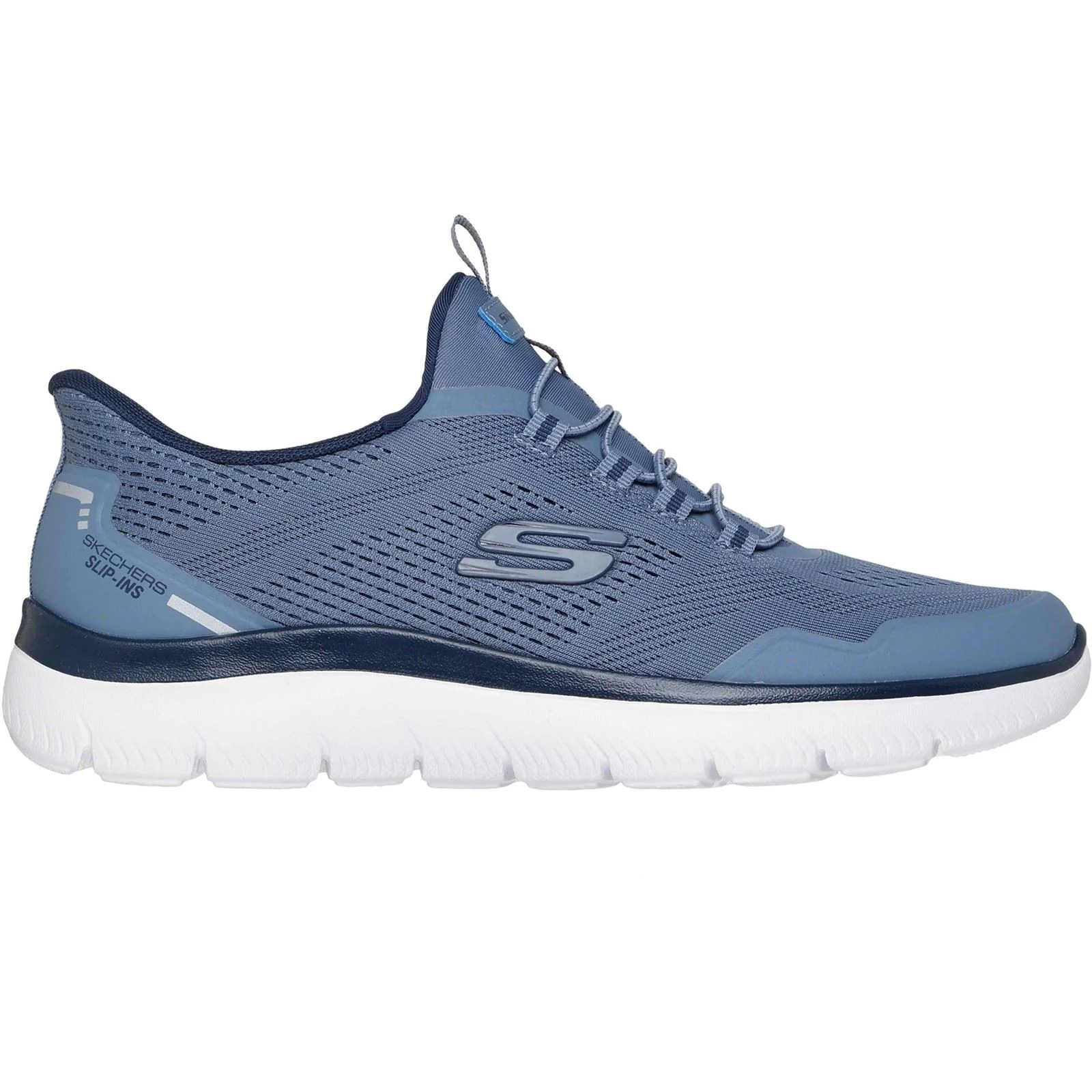 Skechers Summits Top Rate Textile Men's Slate Standard Trainers - Image 5