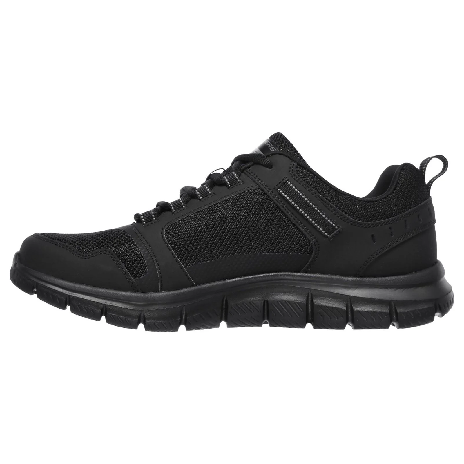 Skechers Men's Track Knockhill Shoes in Black - Image 4