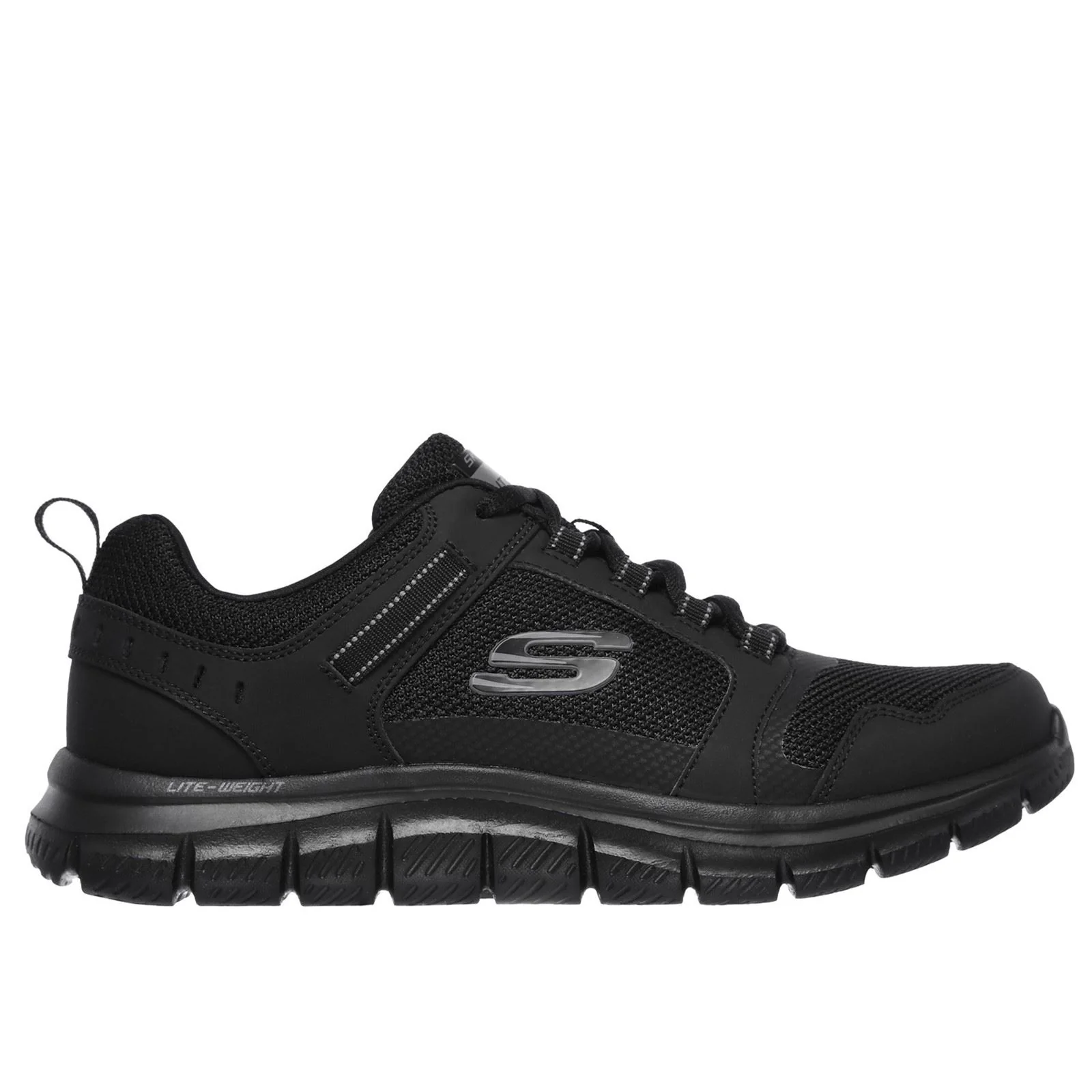 Skechers Men's Track Knockhill Shoes in Black - Image 5