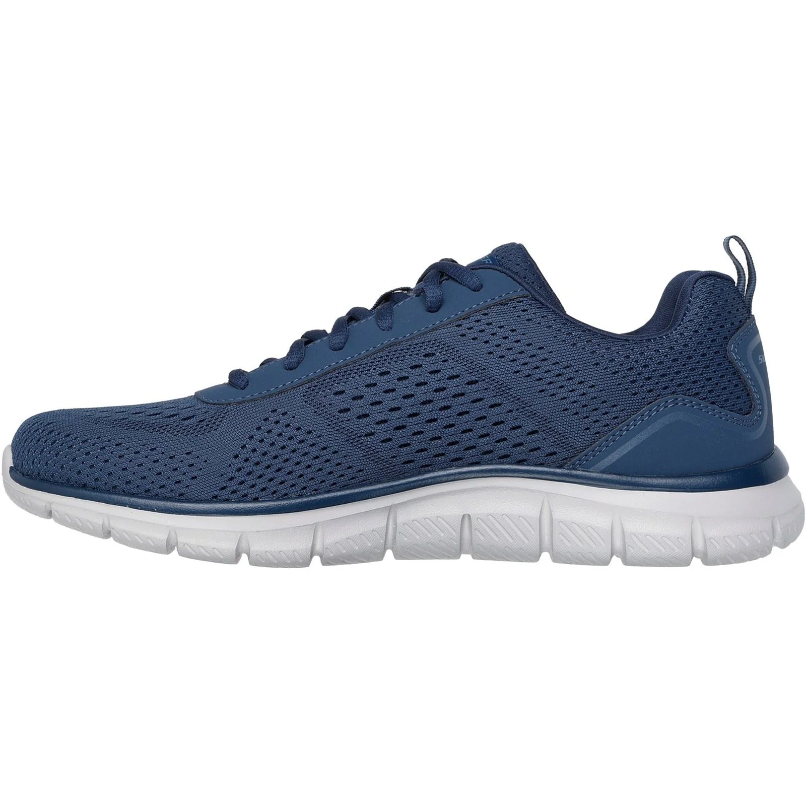Skechers Track Leshur Polyester Men's Blue Trainers - Image 4