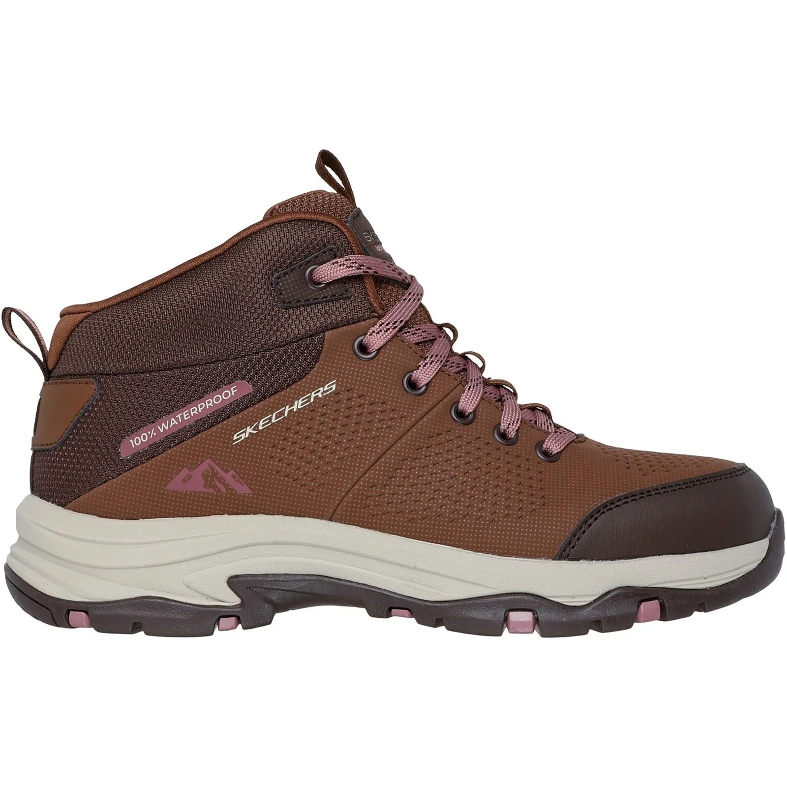 Skechers Trego Trail Destination Polyurethane Women's Brown/Multi Hiking Boots - Image 5