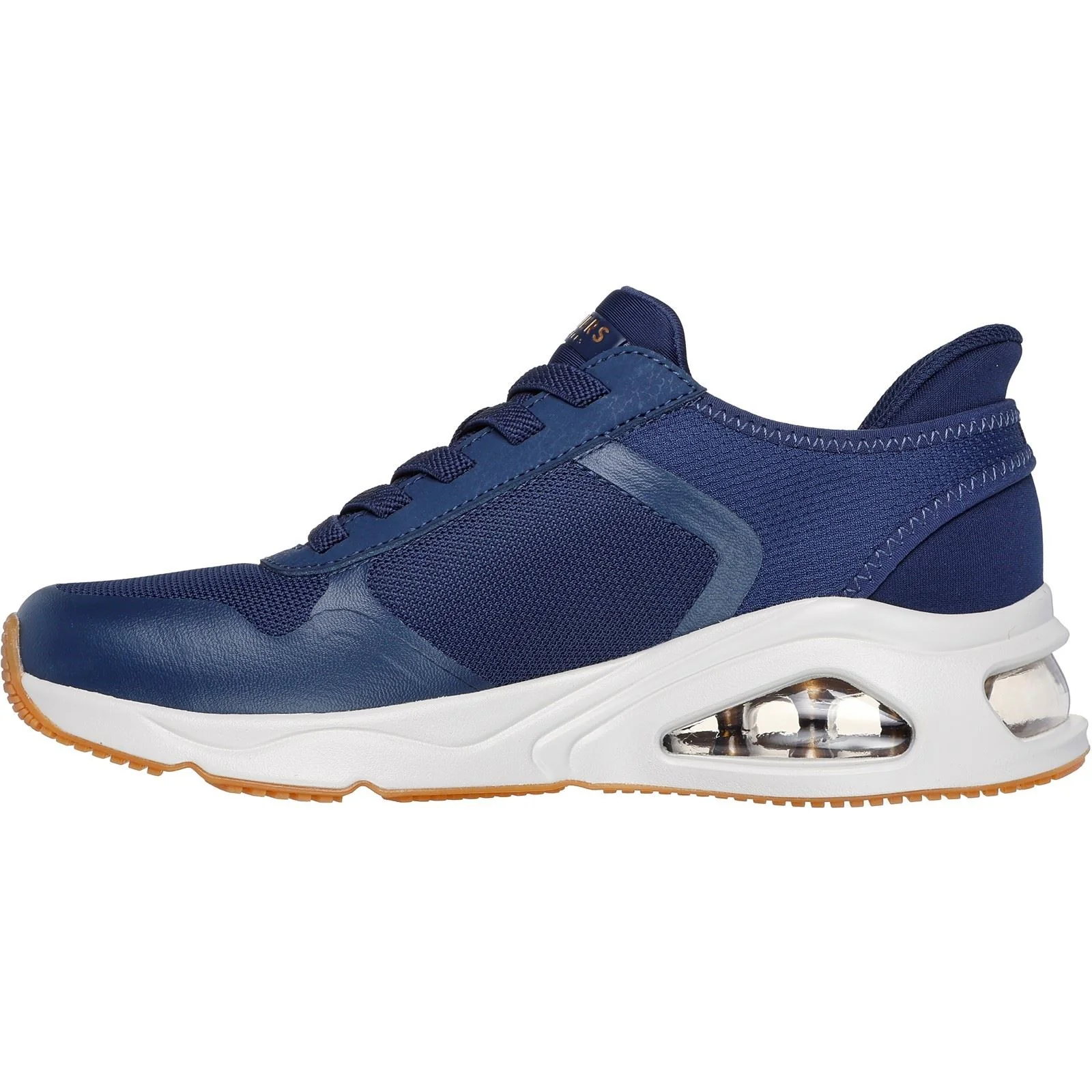 Skechers Women's Tres-Air Uno Easy Steppers Trainers in Navy - Image 4