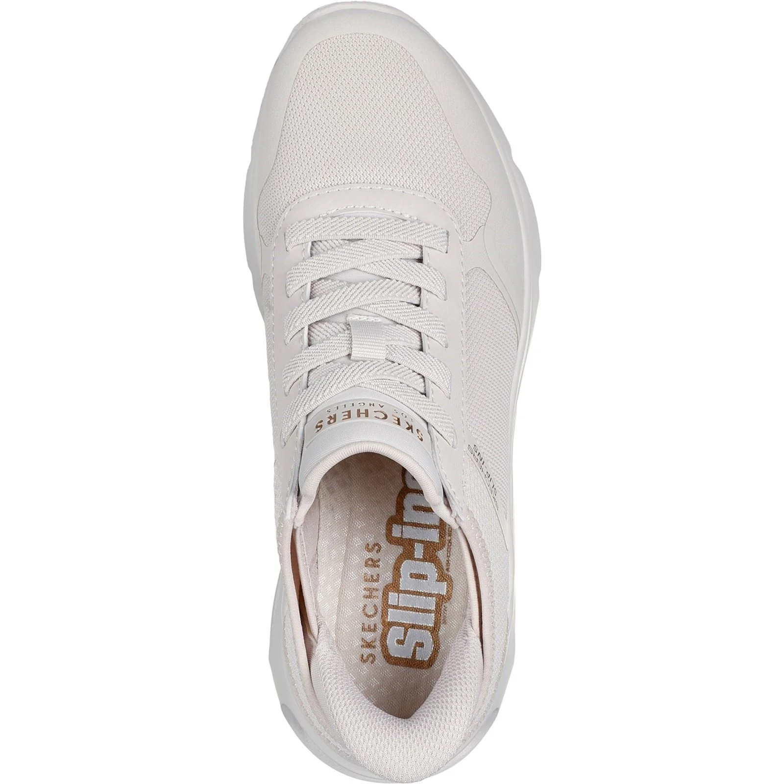 Skechers Women's Tres-Air Uno Easy Steppers Trainers in Off White - Image 3