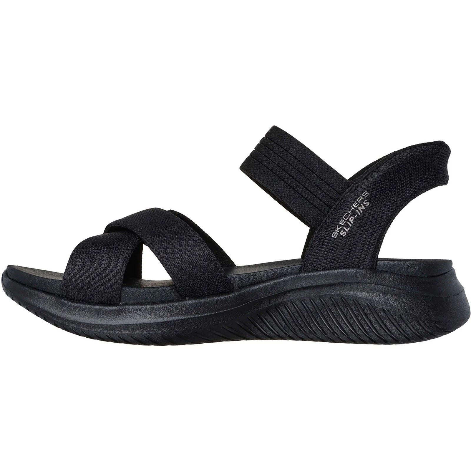 Skechers Ultra Flex 3.0 - Never Better Textile Women's Black Standard Sandals - Image 4