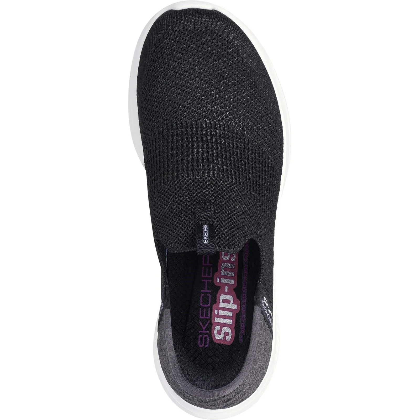 Skechers Women's Ultra Flex 3.0 - Smooth Step Trainer in Black - Image 3