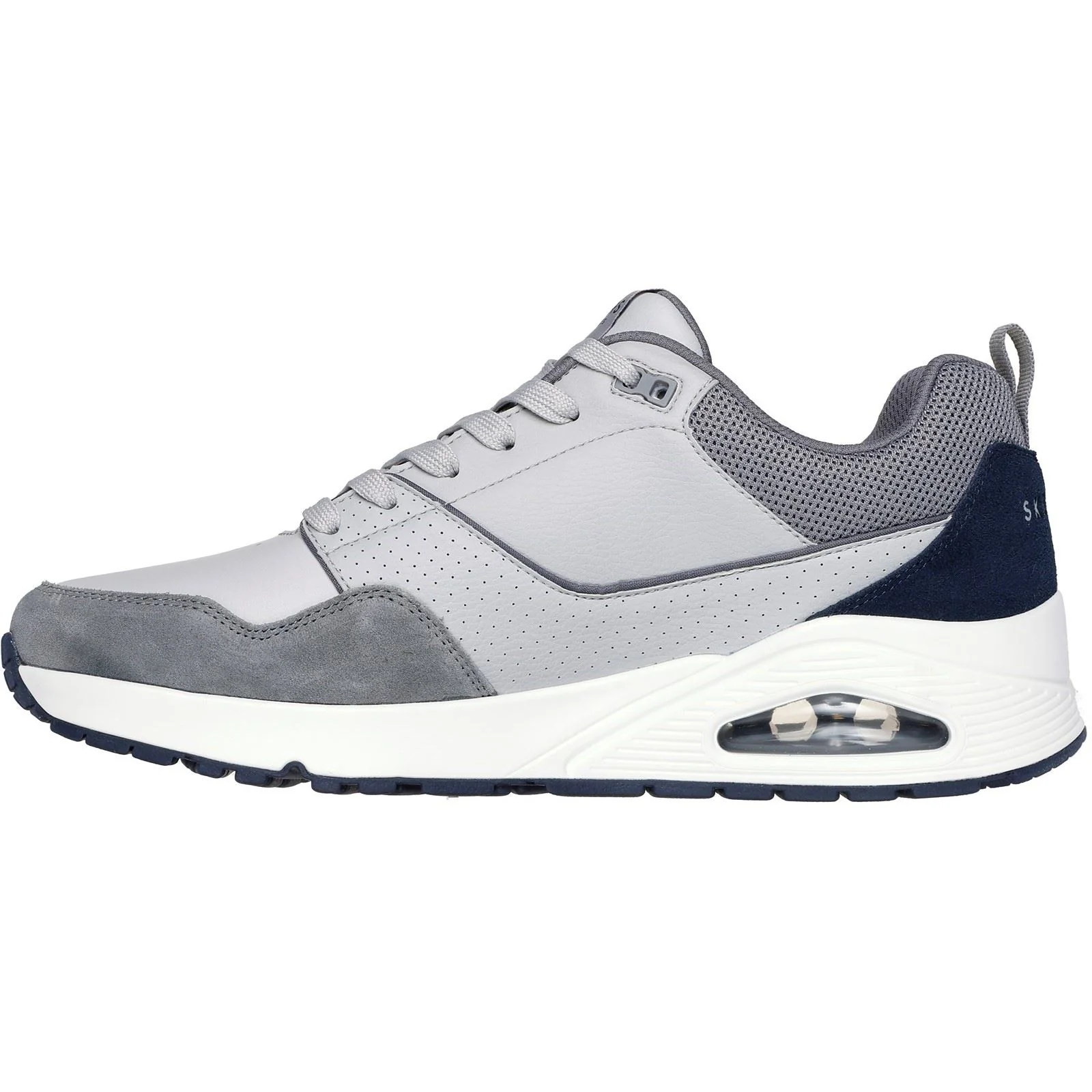 Skechers Men's Uno - Retro One Trainer in Grey - Image 4