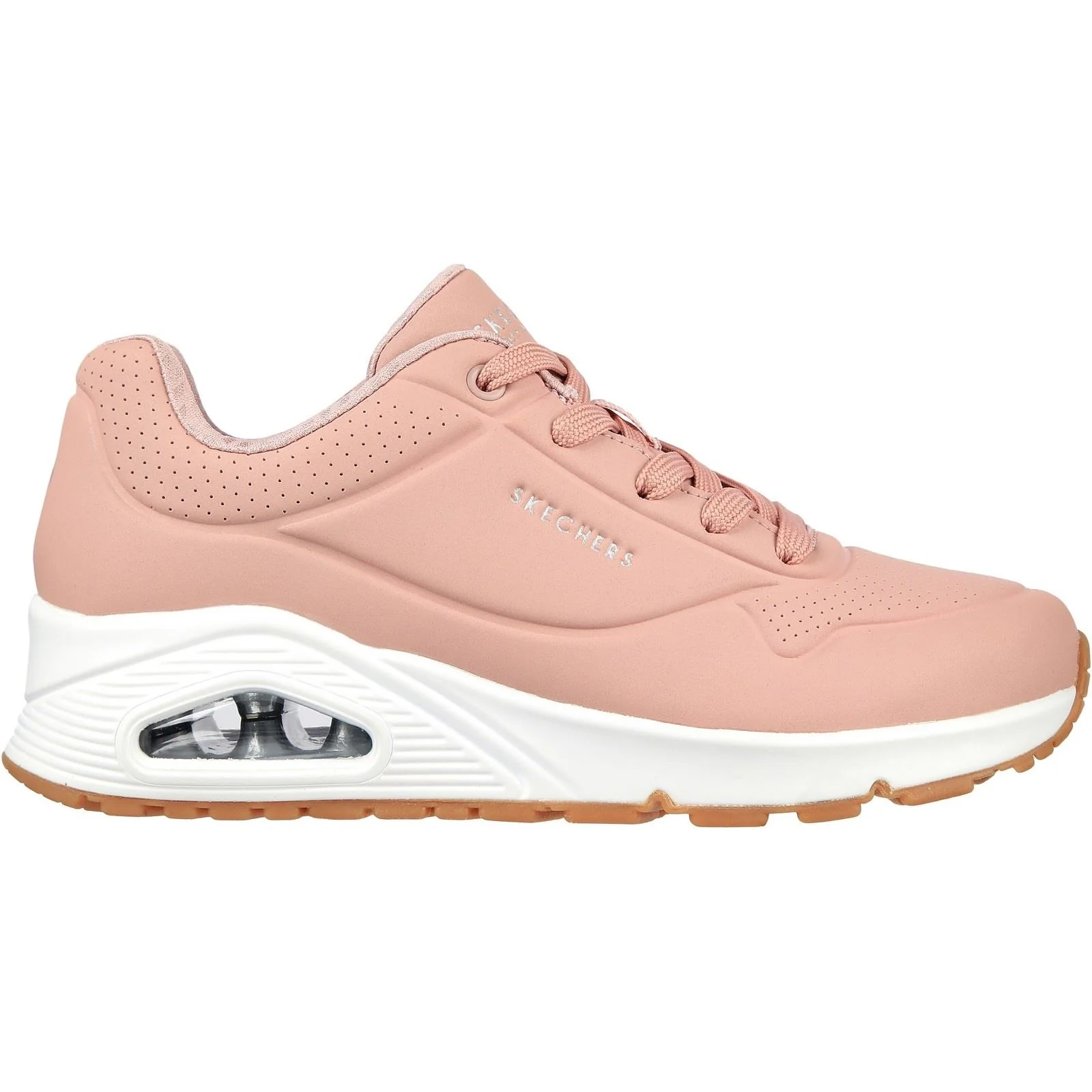 Skechers Women's Uno Stand On Air Sports Shoes in Blush - Image 5