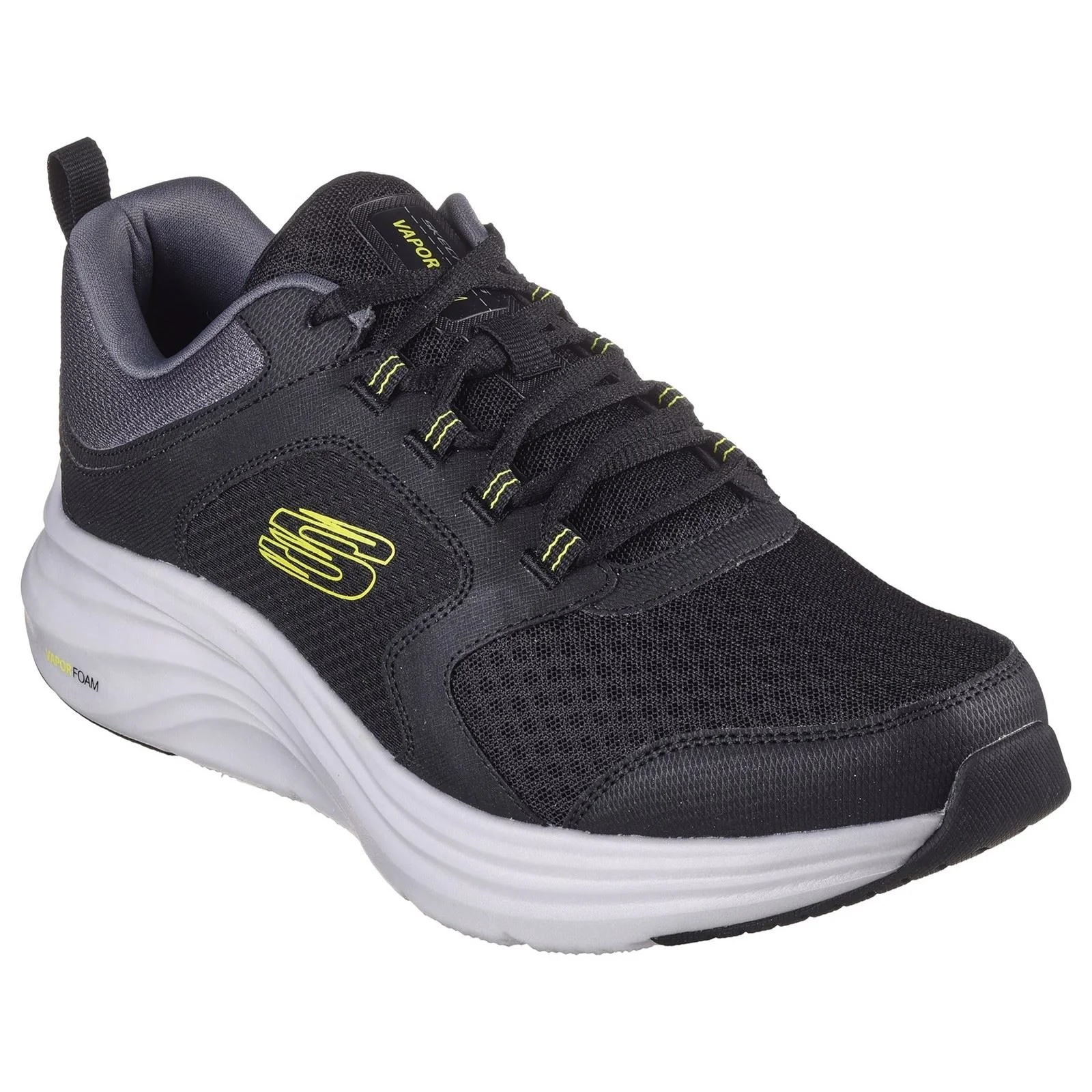 Skechers Men's Vapor Foam Trainer in Black/Lime