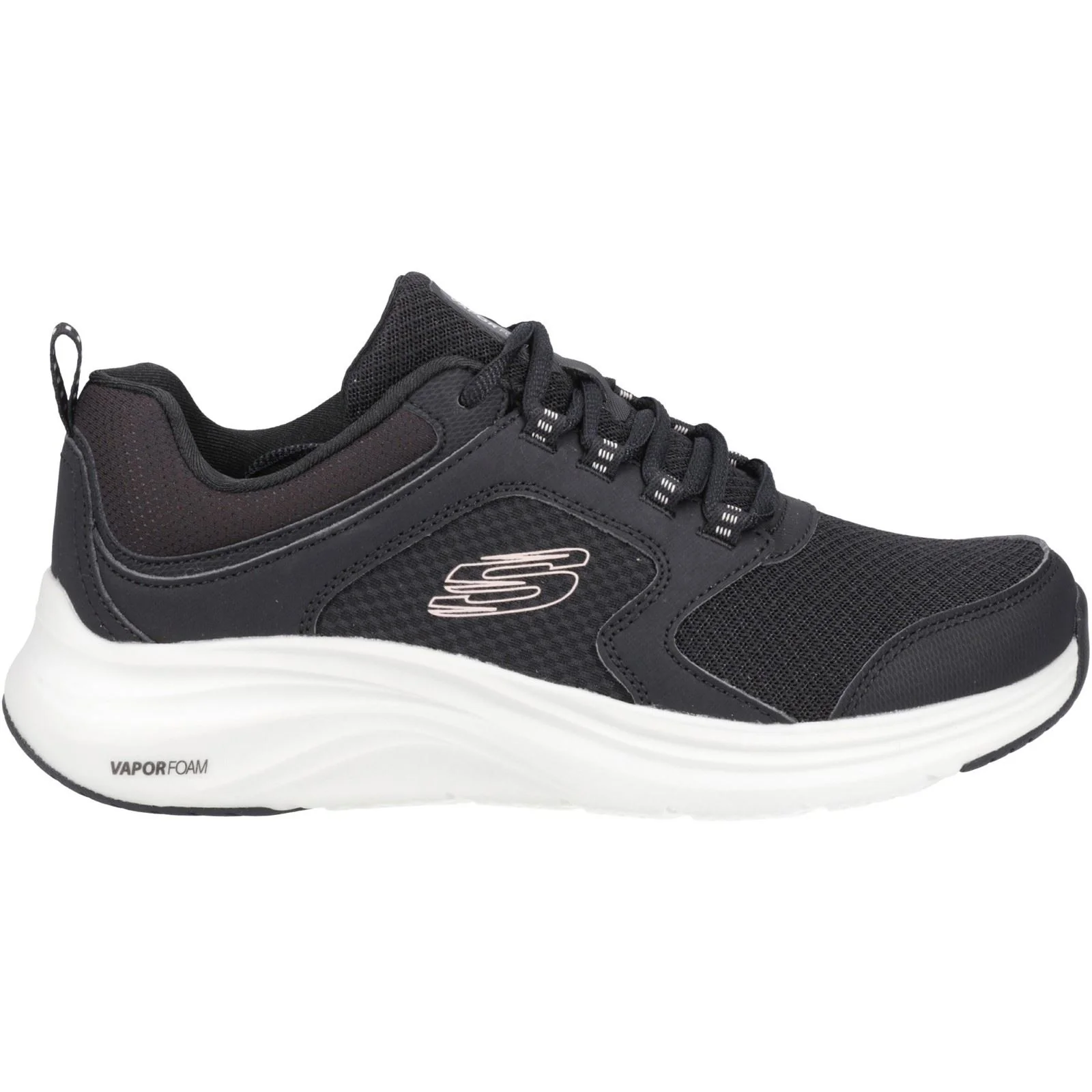 Skechers Women's Vapor Foam Trainer in Black/Pink - Image 4