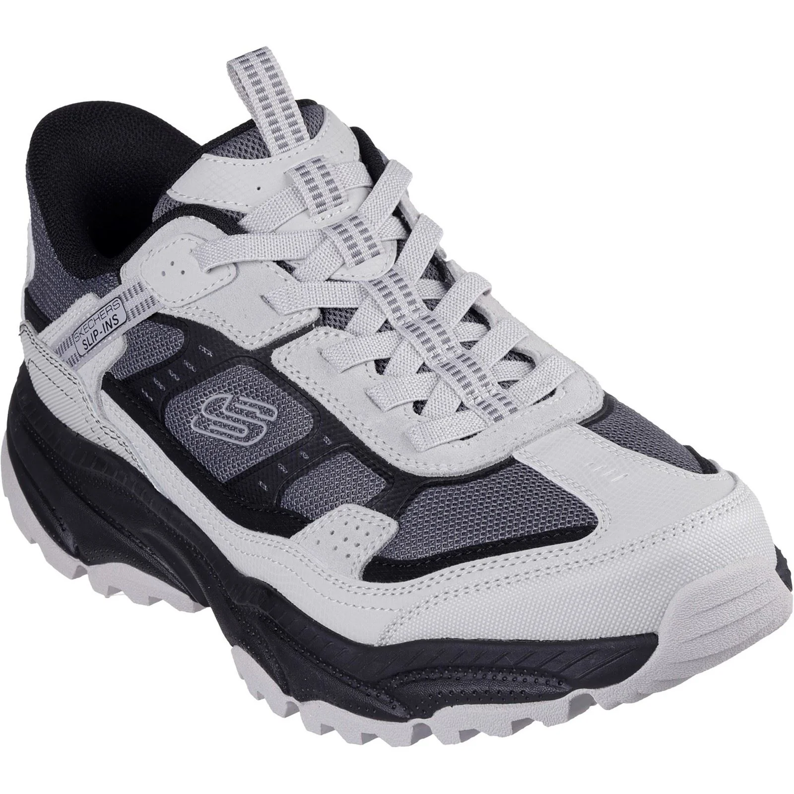 Skechers Men's Vigor AT Hiking Shoes in Grey/Black