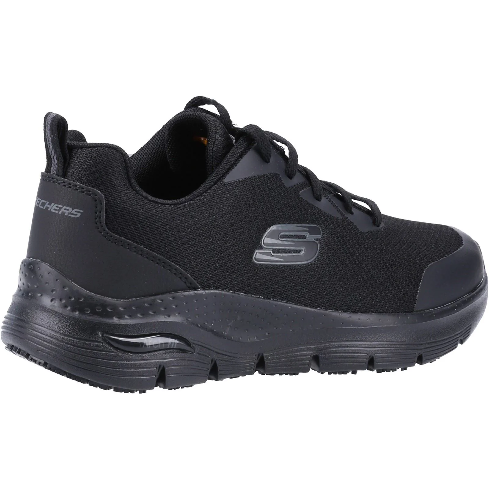 Skechers Workwear Arch Fit Sr Polyester Women's Black Safety Trainers - Image 2
