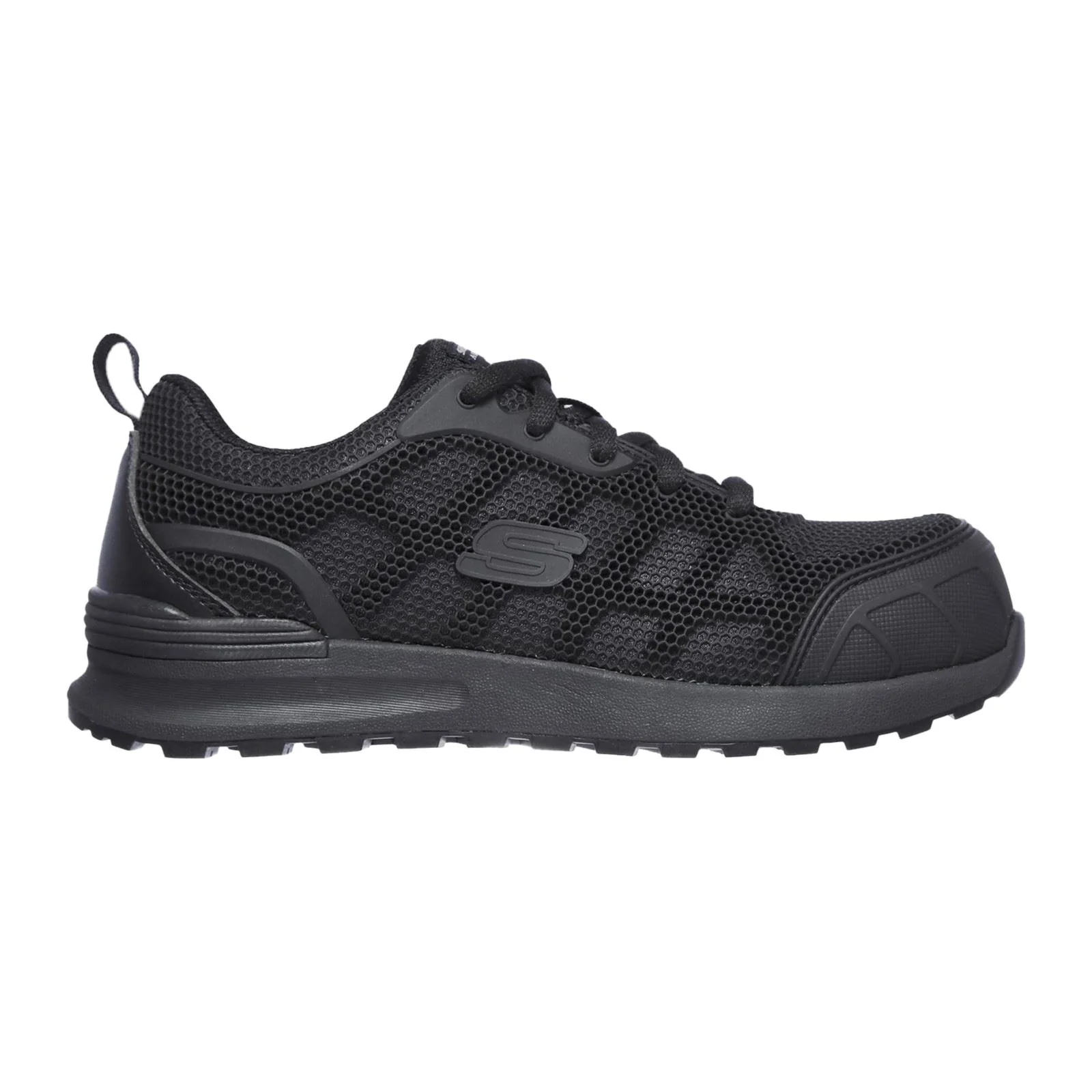 Skechers Workwear Bulklin Ayak Nylon Women's Black/Black Safety Trainers - Image 9