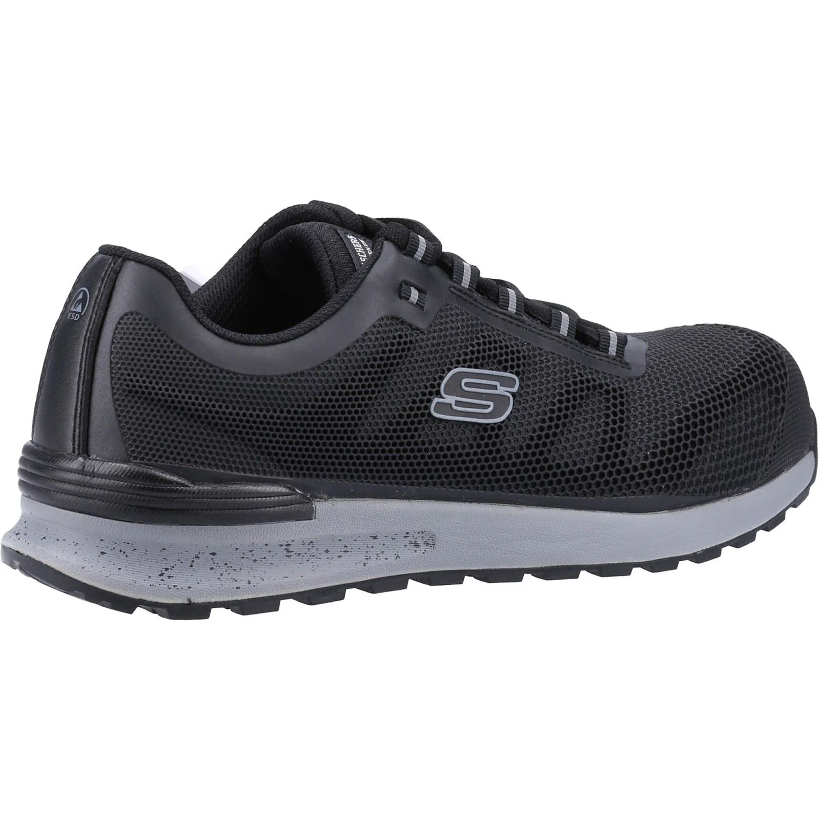 Skechers Workwear Bulklin Bragoo Textile Men's Black Safety Trainers - Image 2
