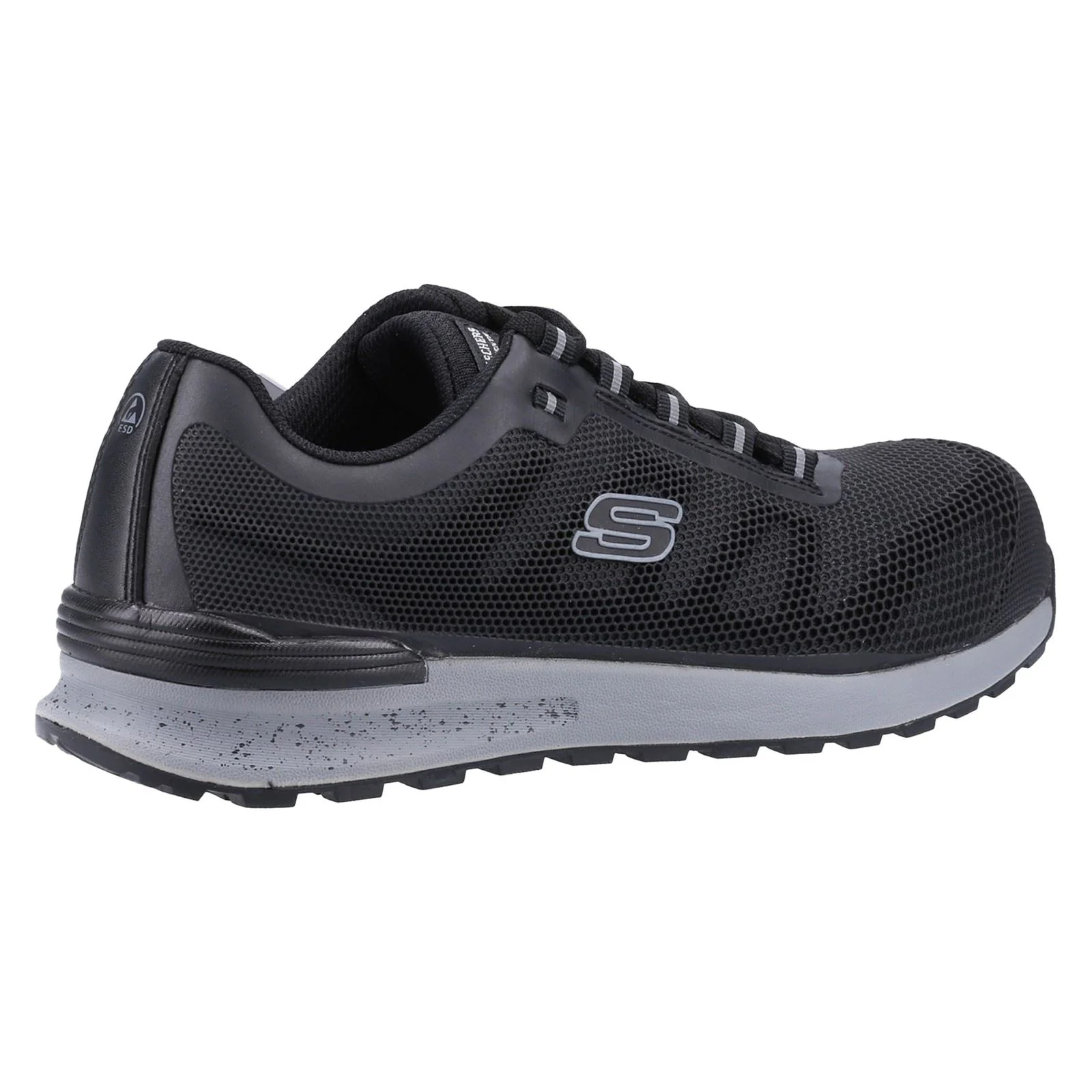 Skechers Workwear Bulklin Bragoo Textile Men's Black Safety Trainers - Image 7