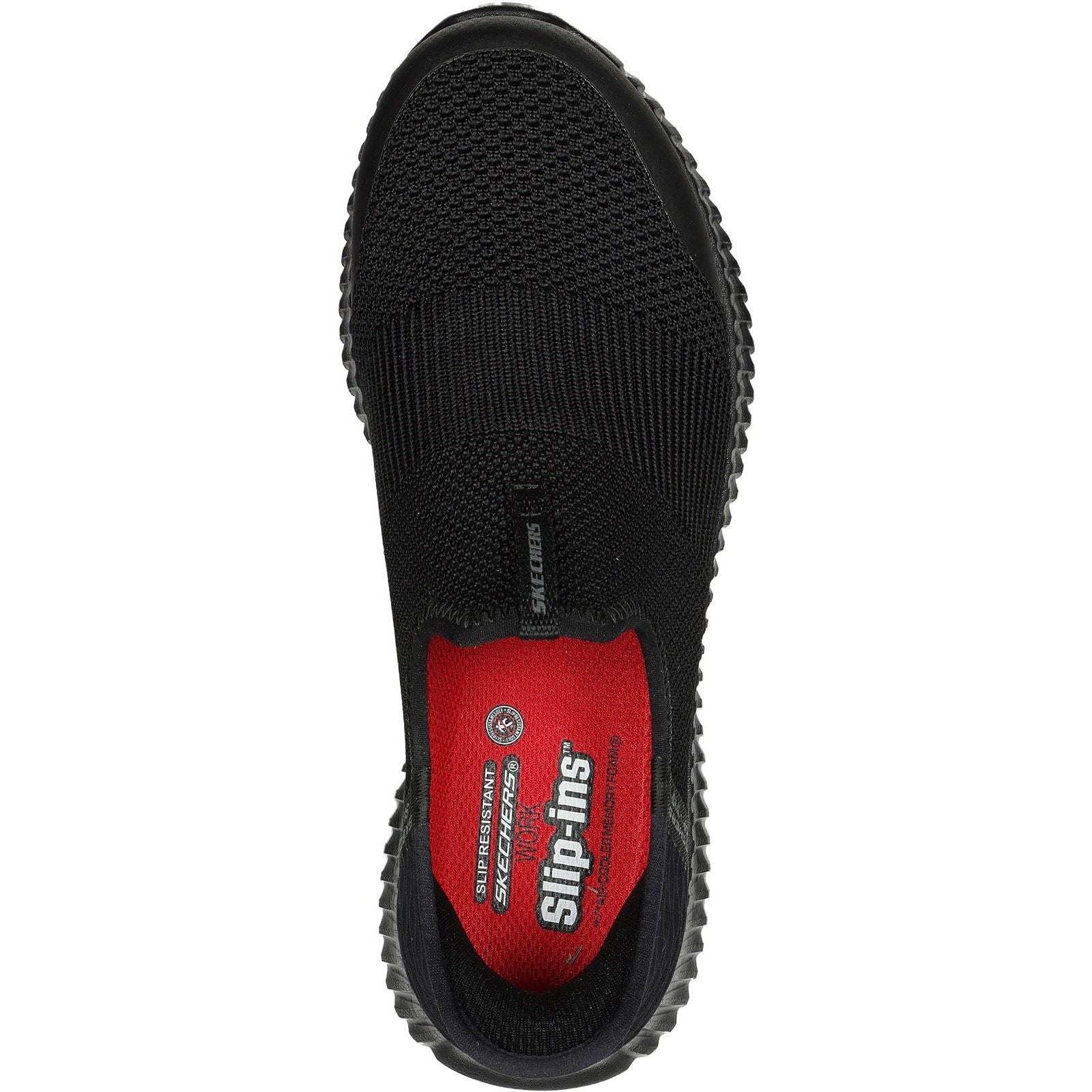 Skechers Workwear Cessnock - Gwynedd Textile Women's Black Safety Trainers - Image 3