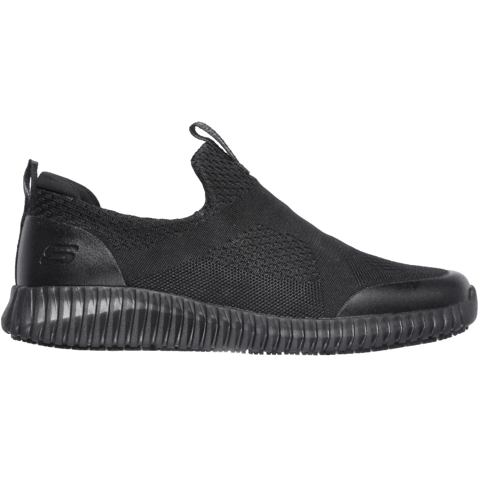Skechers Workwear Cessnock Textile Men's Black Trainers - Image 3