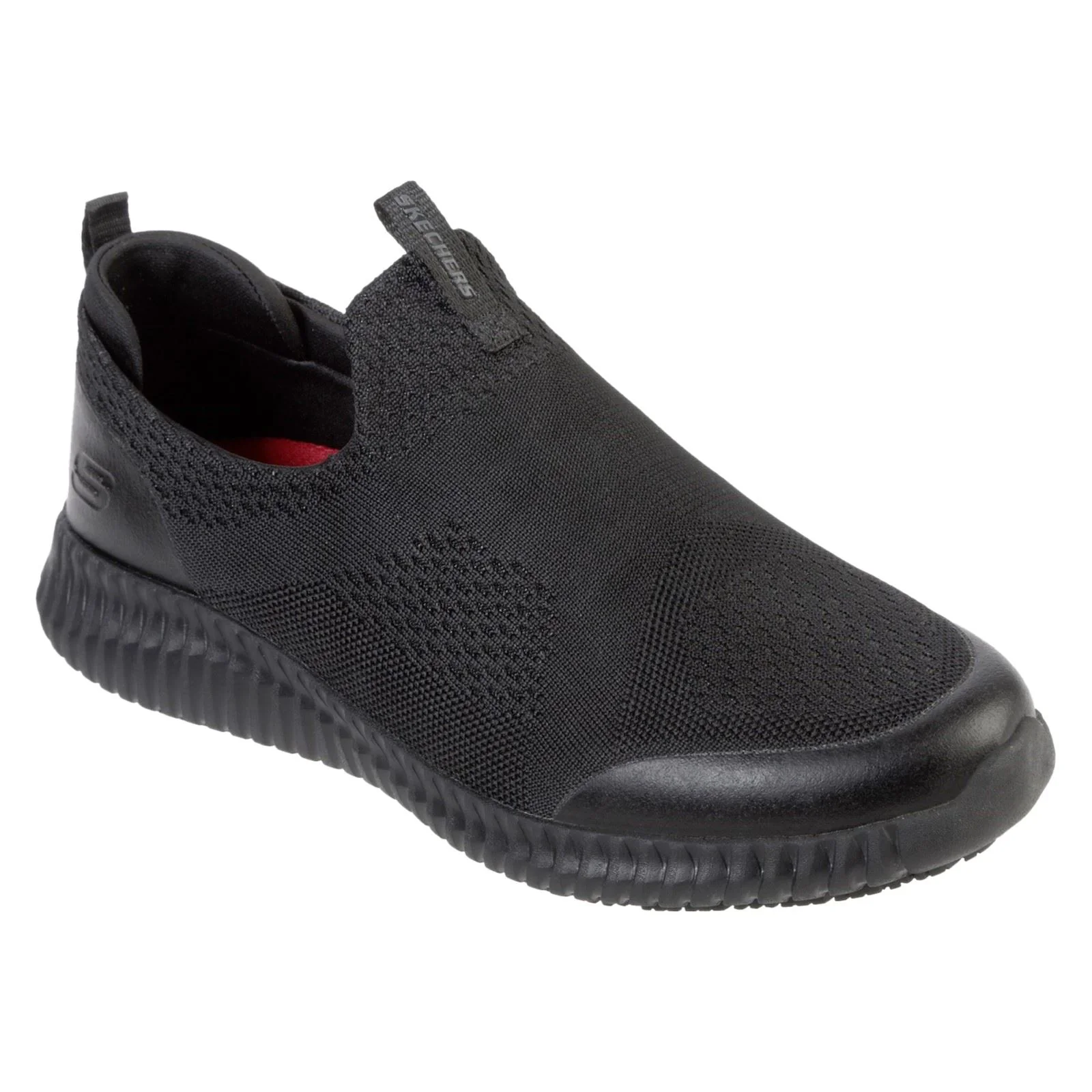 Skechers Workwear Cessnock Textile Men's Black Trainers - Image 6