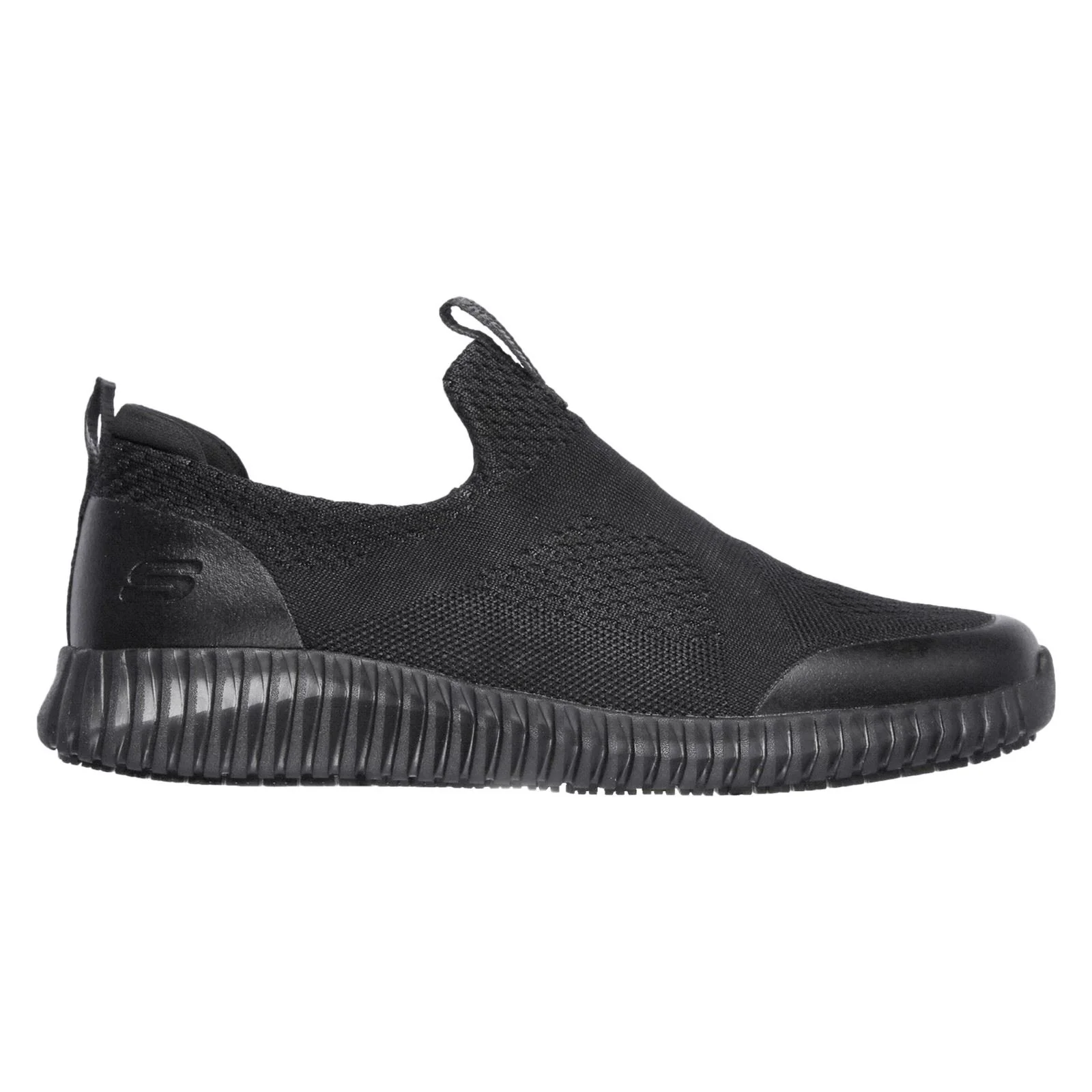Skechers Workwear Cessnock Textile Men's Black Trainers - Image 8
