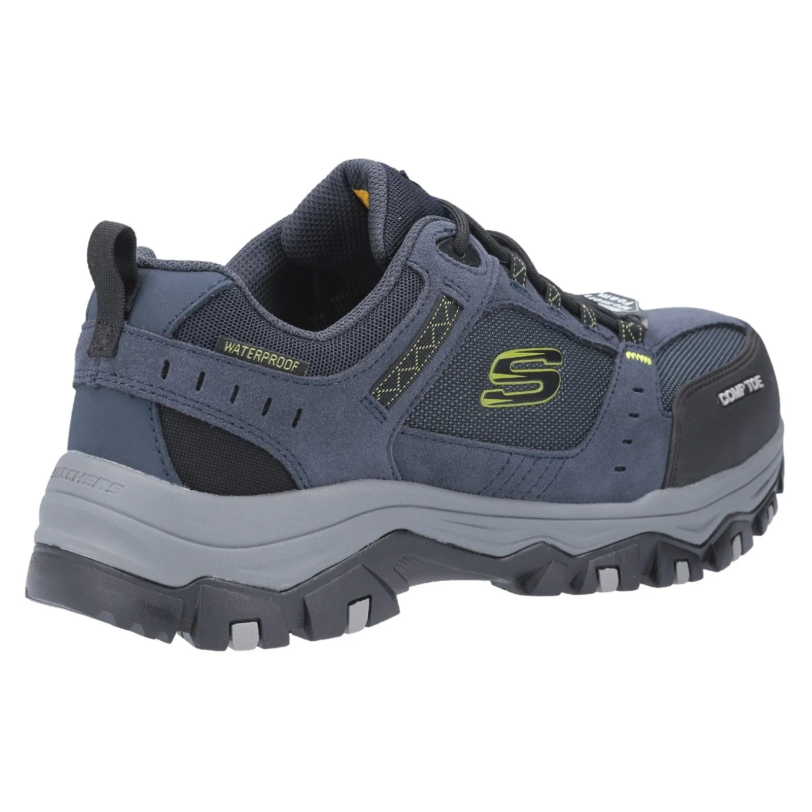 Skechers Workwear Greetah Suede Men's Navy/Black Safety Trainers - Image 6