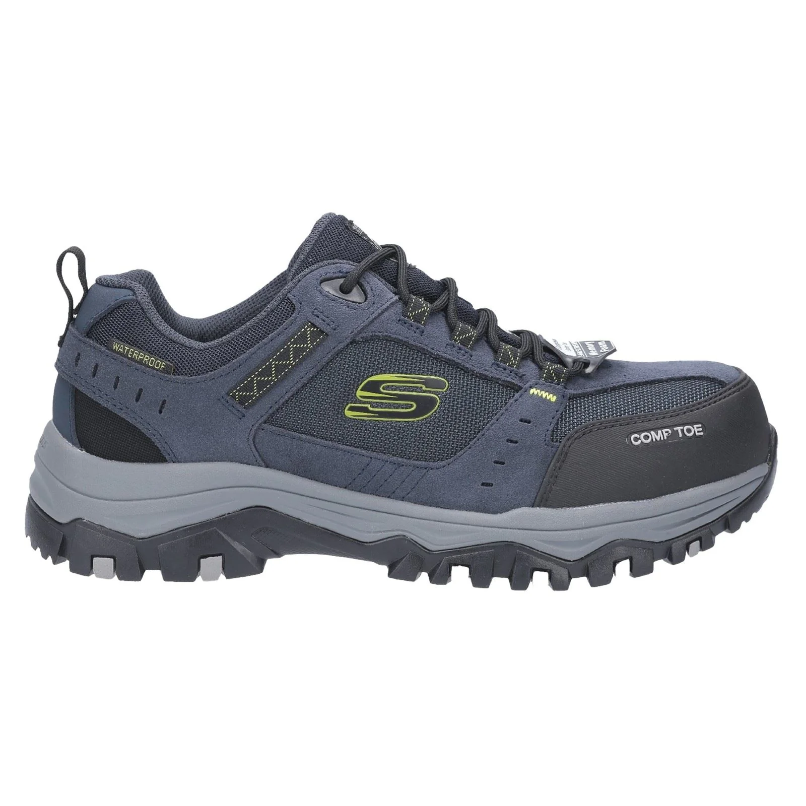 Skechers Workwear Greetah Suede Men's Navy/Black Safety Trainers - Image 8