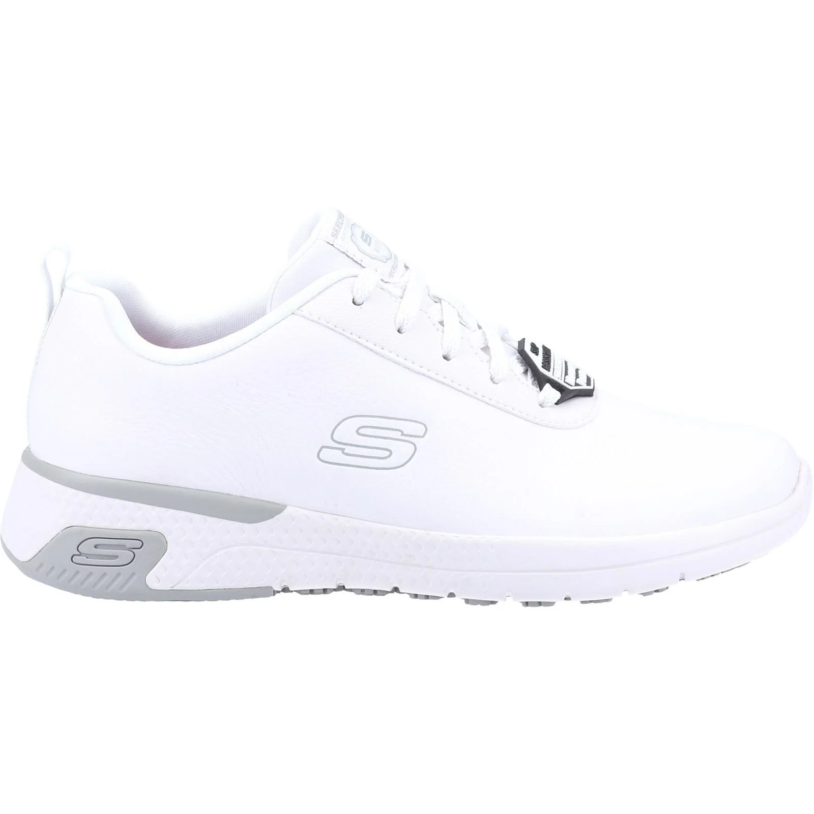 Skechers Workwear Marsing Gmina Leather Women's White Safety Trainers - Image 4