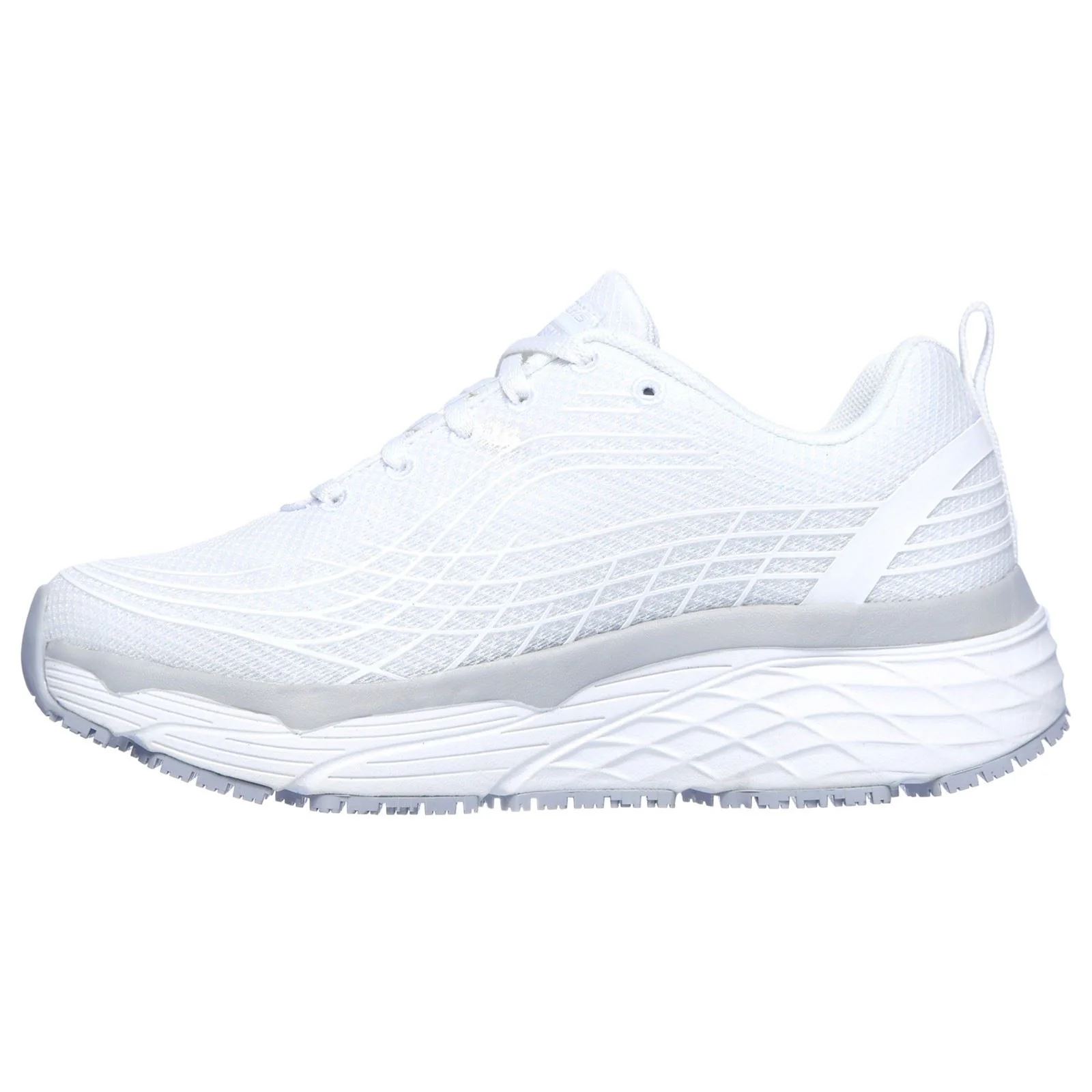 Skechers Workwear Max Cushioning Elite Sr Textile Women's White Safety Trainers - Image 4