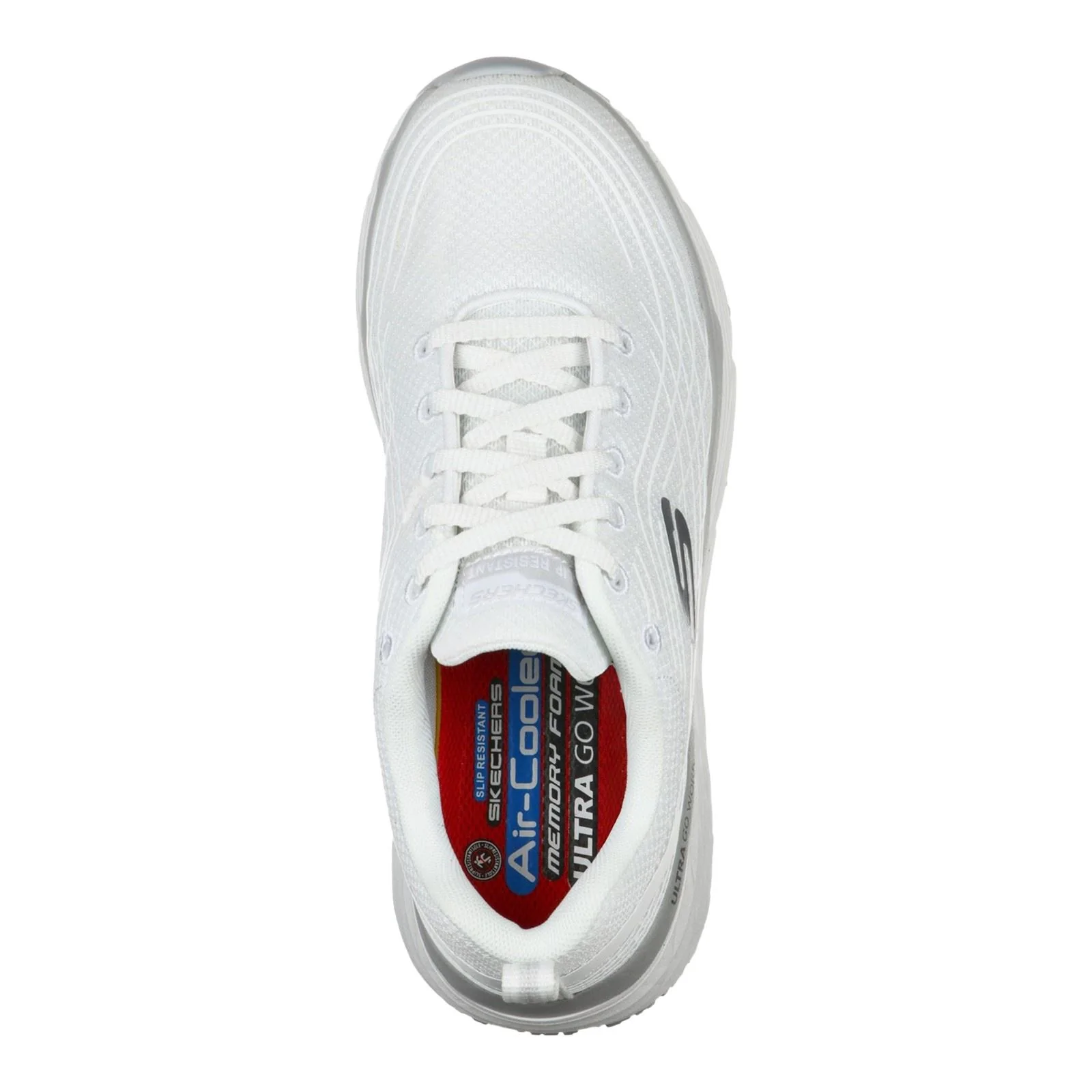 Skechers Workwear Max Cushioning Elite Sr Textile Women's White Safety Trainers - Image 9