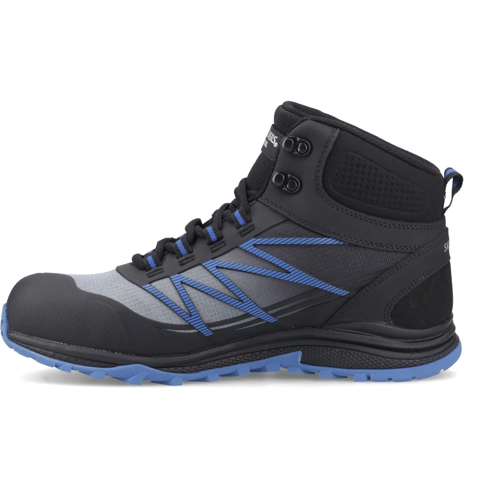 Skechers Workwear Puxal Firmle Leather Men's Black/Blue Safety Boots - Image 4