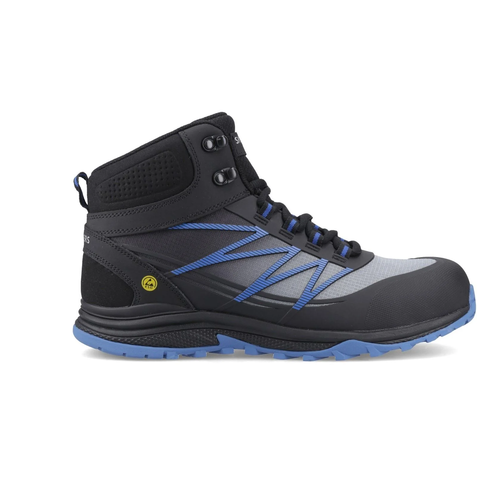 Skechers Workwear Puxal Firmle Leather Men's Black/Blue Safety Boots - Image 5