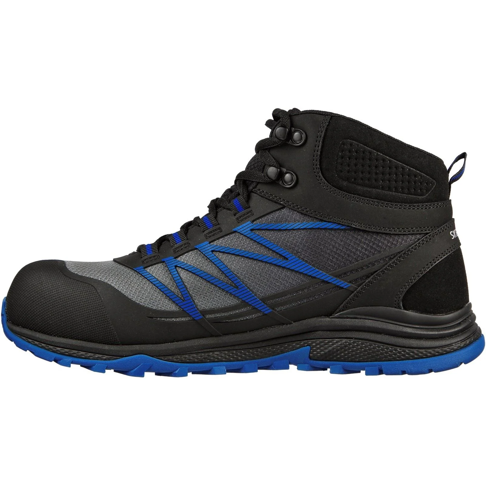 Skechers Workwear Puxal Firmle Leather Men's Black/Blue Safety Boots - Image 8