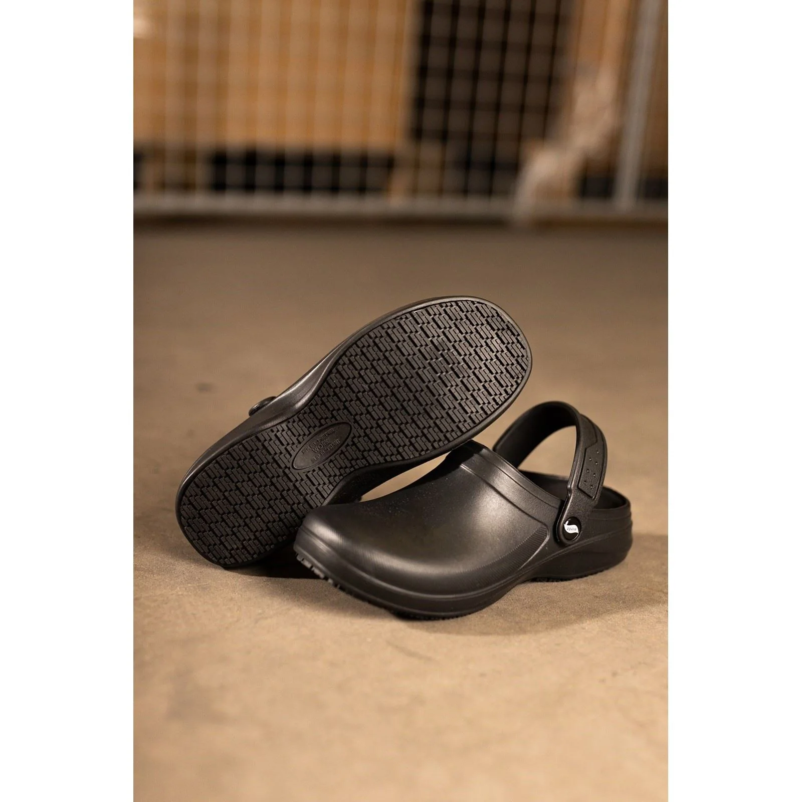 Skechers Workwear Riverbound Men's Black Clogs - Image 5