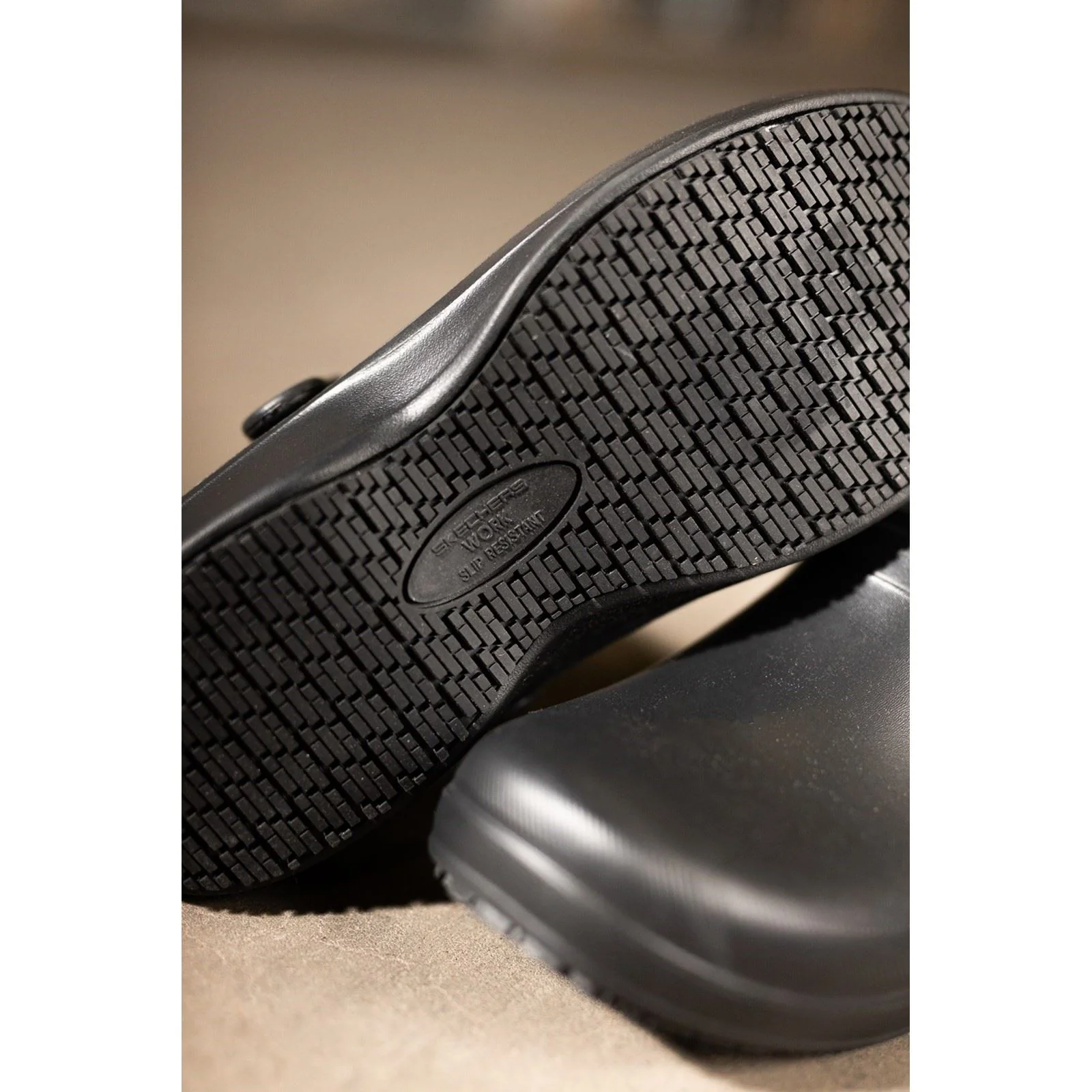 Skechers Workwear Riverbound Men's Black Clogs - Image 6