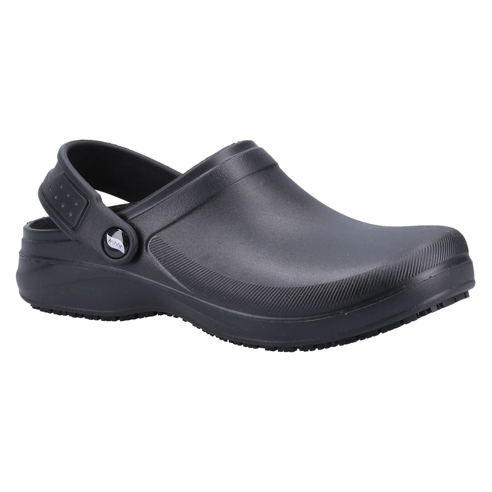 Skechers Workwear Riverbound Men's Black Clogs - Image 8