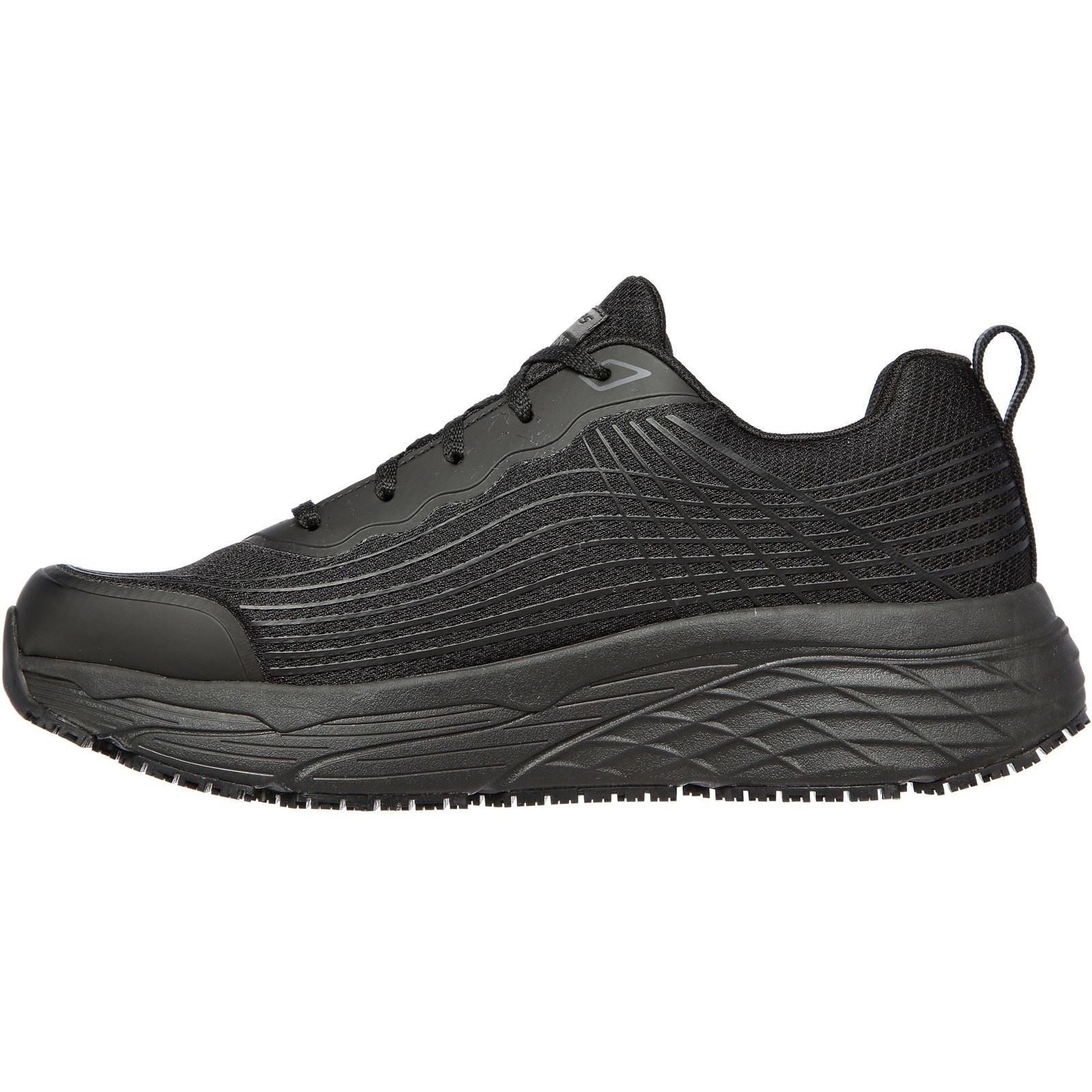 Skechers Workwear Relaxed Fit Textile Men's Black Safety Trainers - Image 6